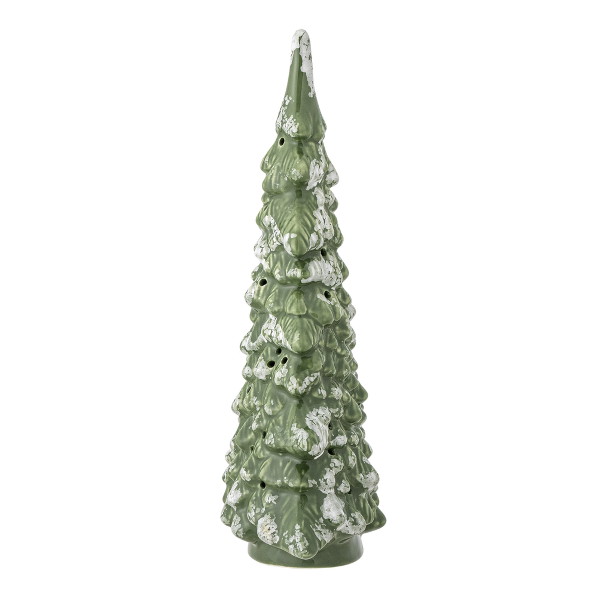 Flicka Deko Weihnachtsbaum mit Licht, grün 