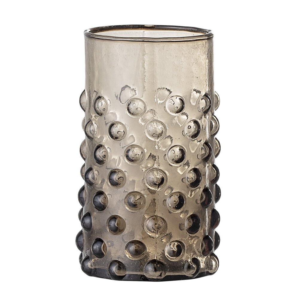 Freja Trinkglas aus recyceltem Glas, braun 
