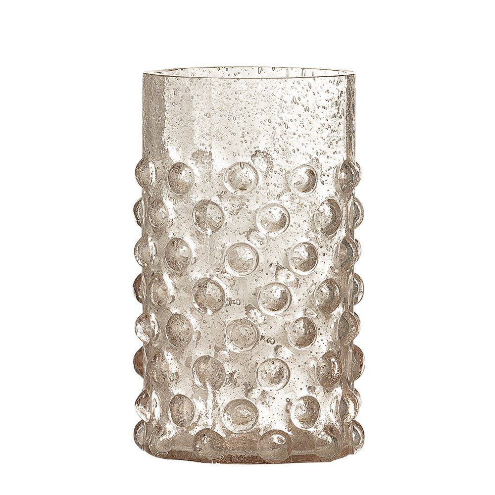Freja Trinkglas aus recyceltem Glas, rose 