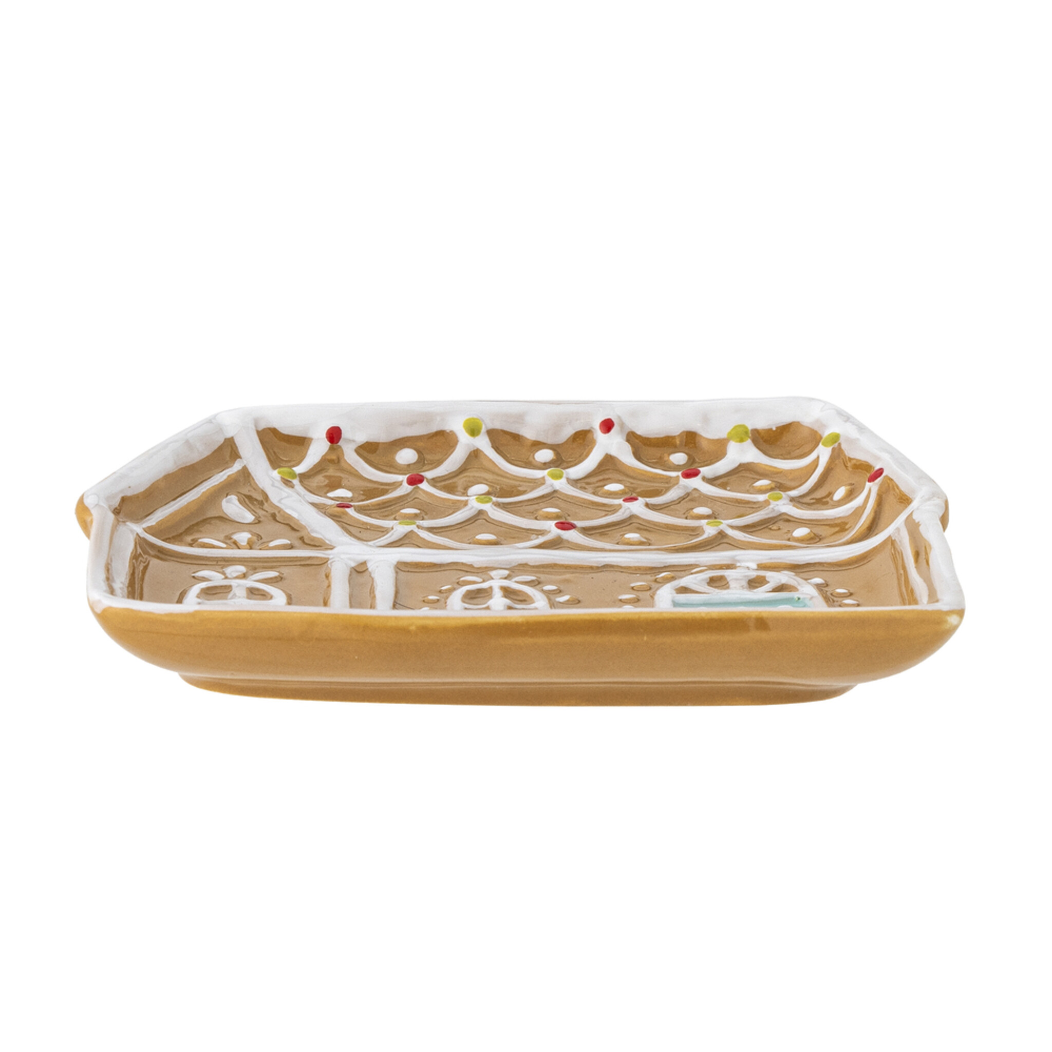 Ginnie Teller, Lebkuchenhäuschen, braun 