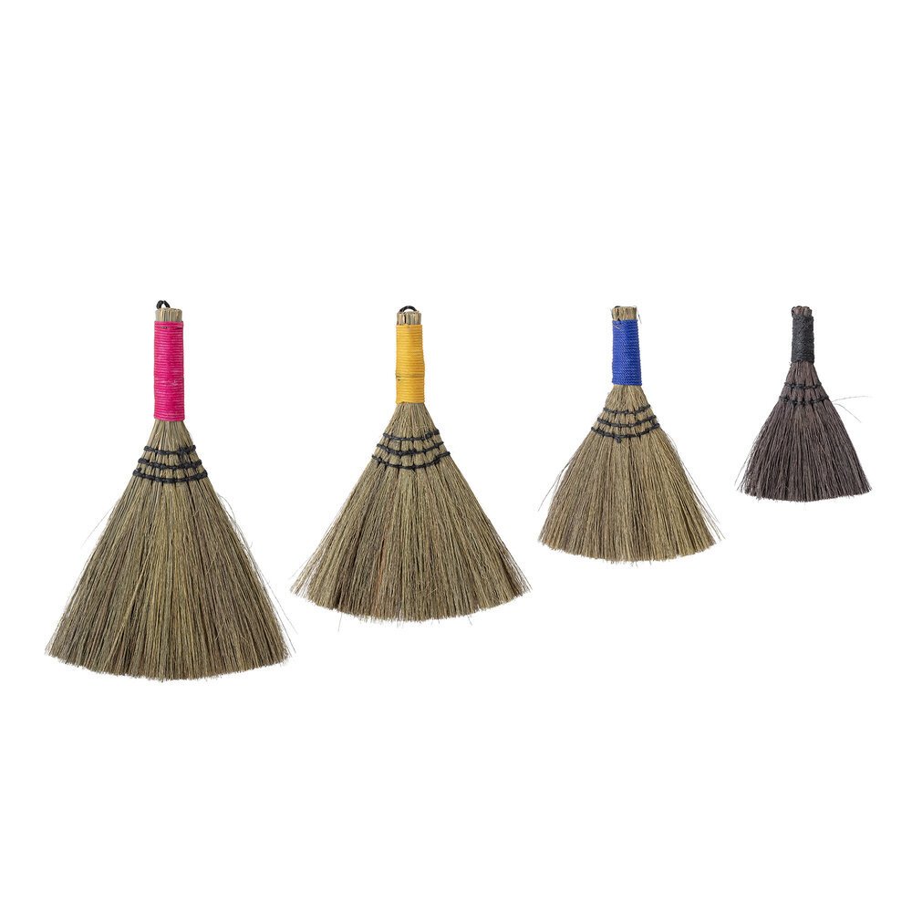 Handfeger Seja 4er Set aus Seegras, mehrfarbig 