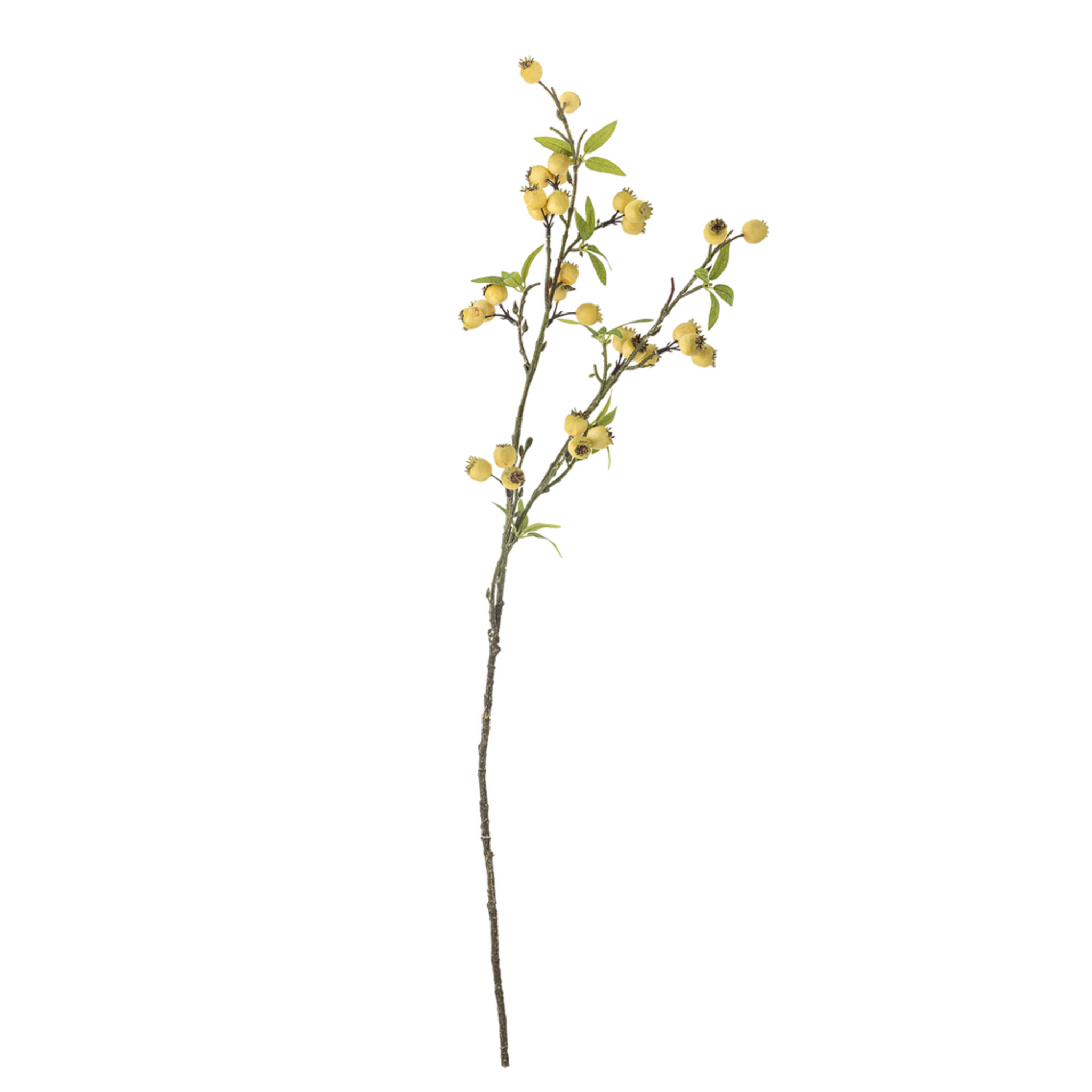 Hawthorn Zweig, Gelb, Künstliche Blume, gelb 