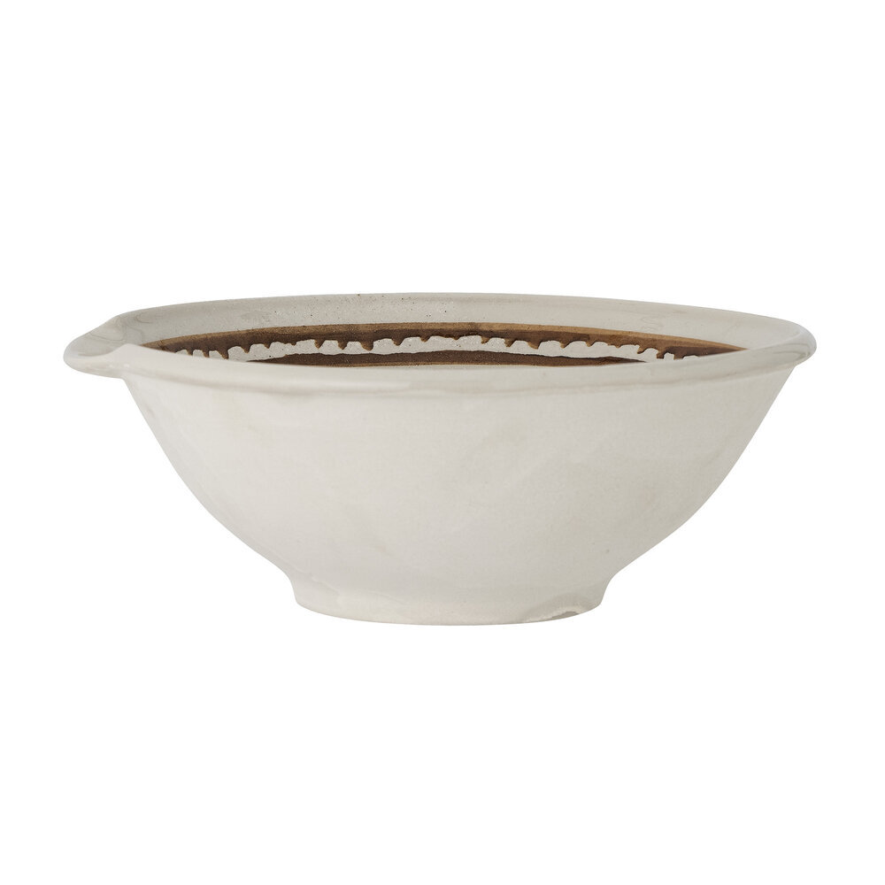 Heikki Schale 1500 ml, Steingut, rot Ø 26,5 x H9,5 cm