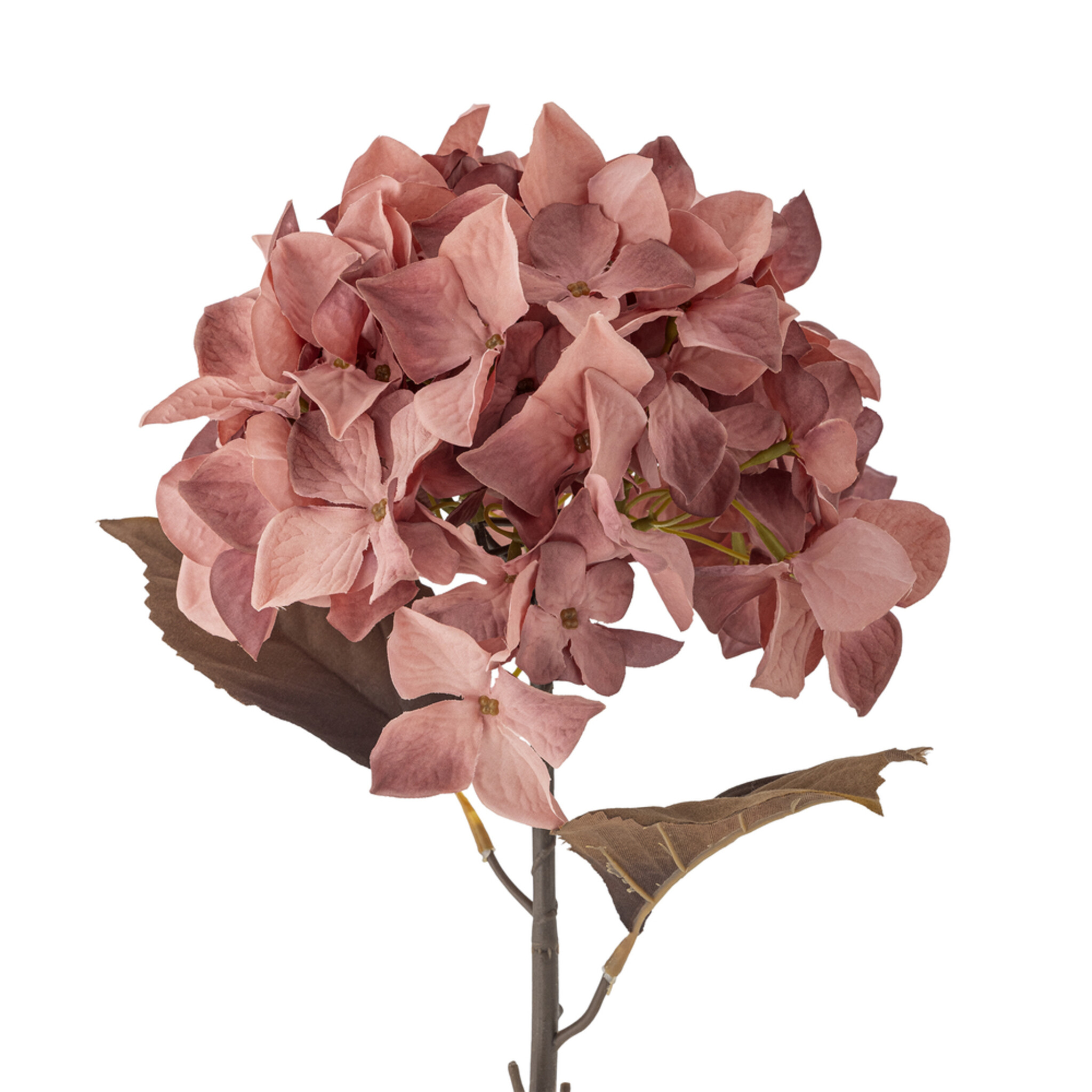 Hydrangea Stiel, Künstliche Blume, rose 