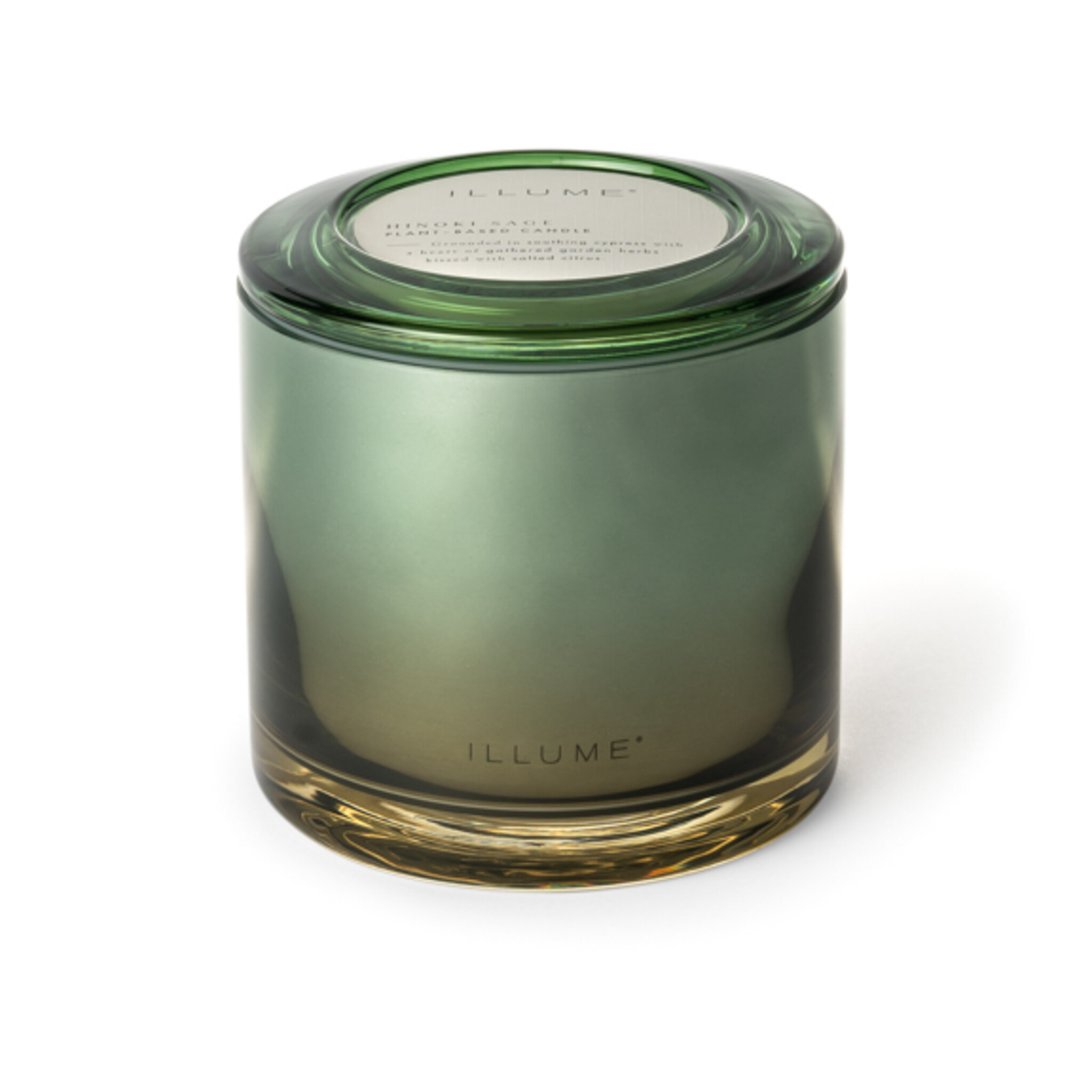 ILLUME Duftkerze XL Statement Glas, grün 