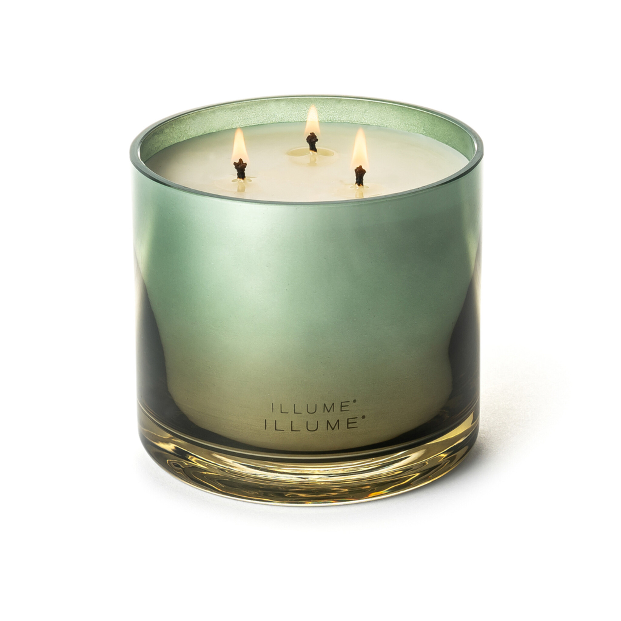 ILLUME Duftkerze XL Statement Glas, grün 