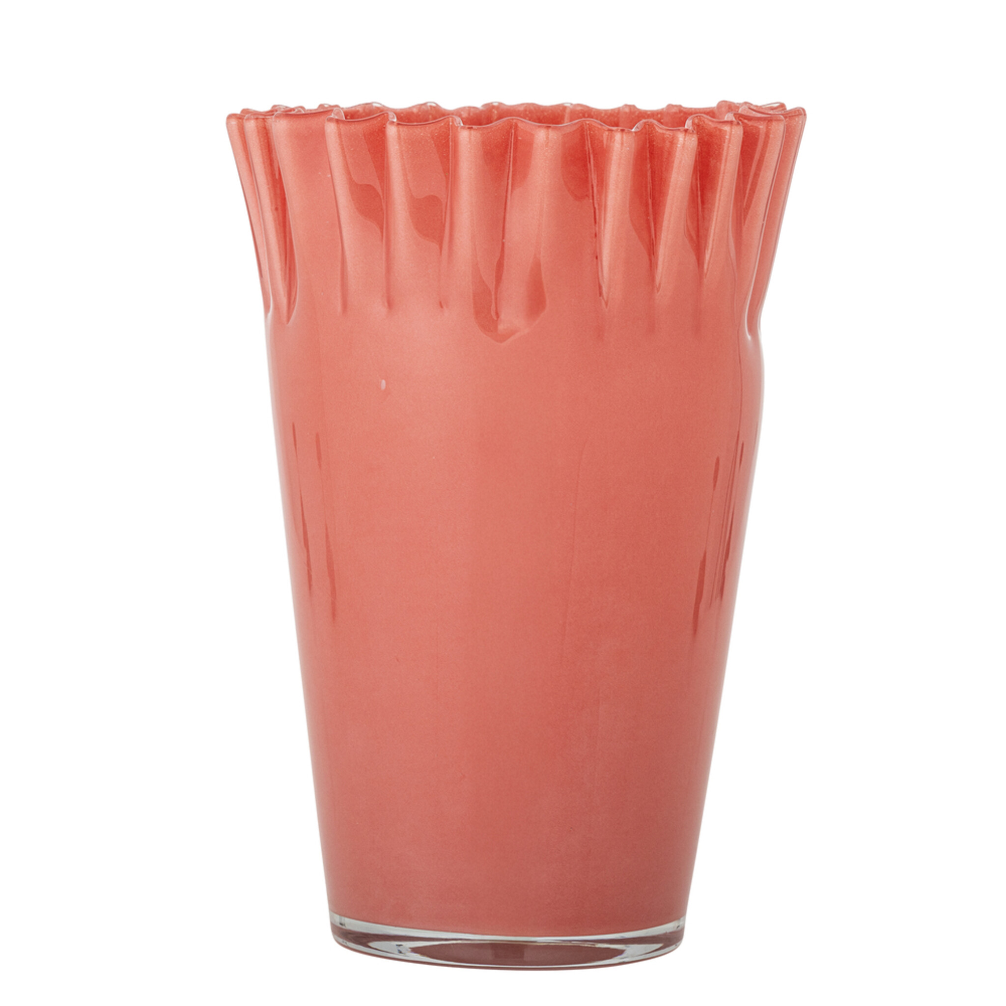 Janine Vase, Orange, Glas, orange 