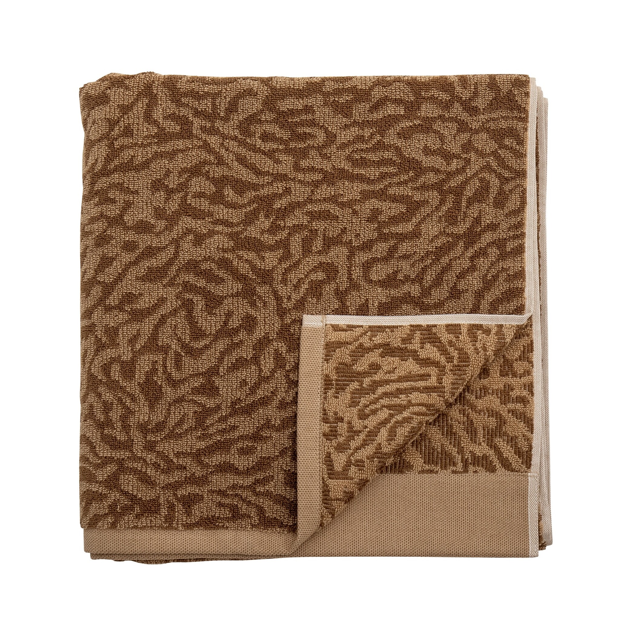 Kaysa Handtuch, Baumwolle, braun L140xB70 cm