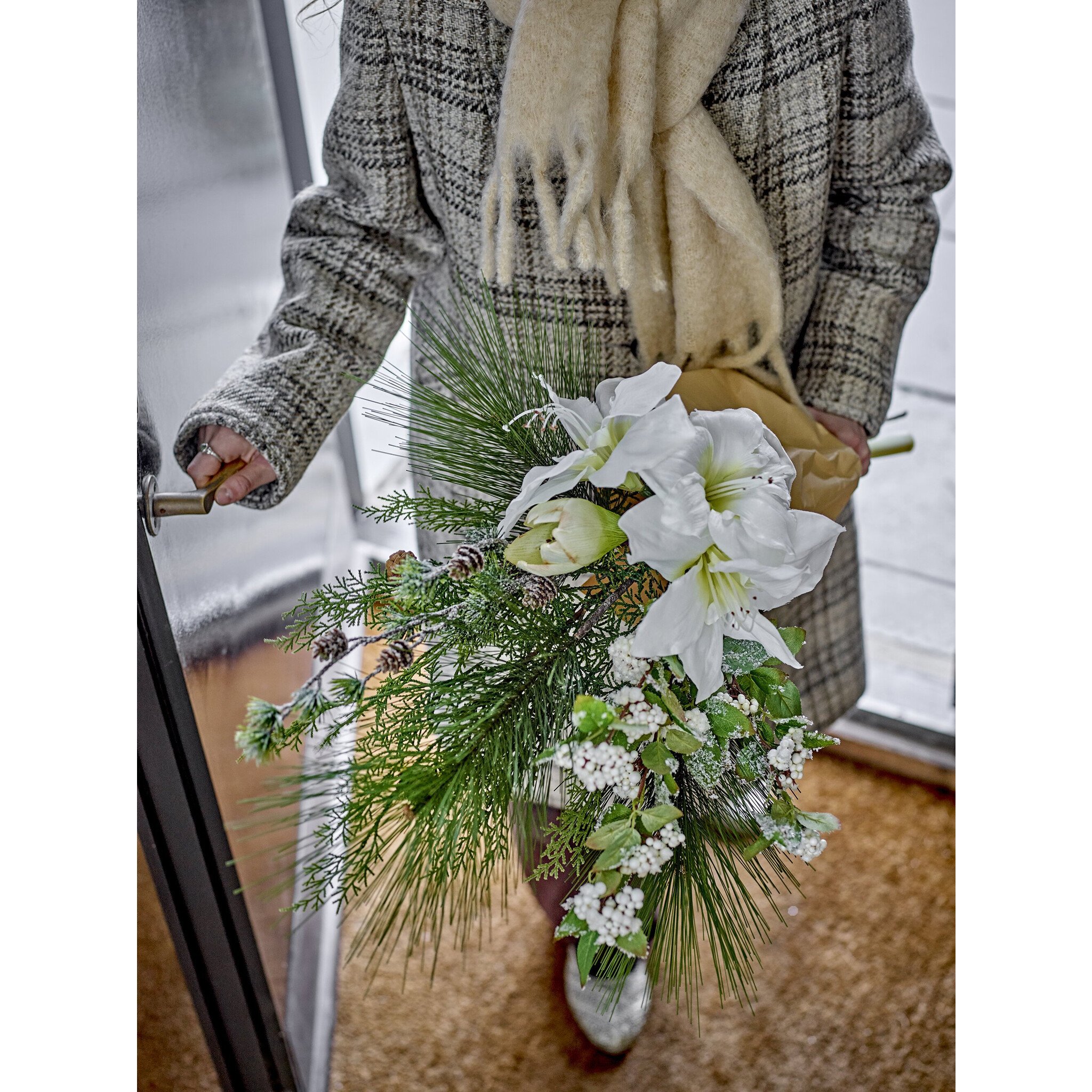 Kristin Blumenstrauß Weiß Künstliche Blumen