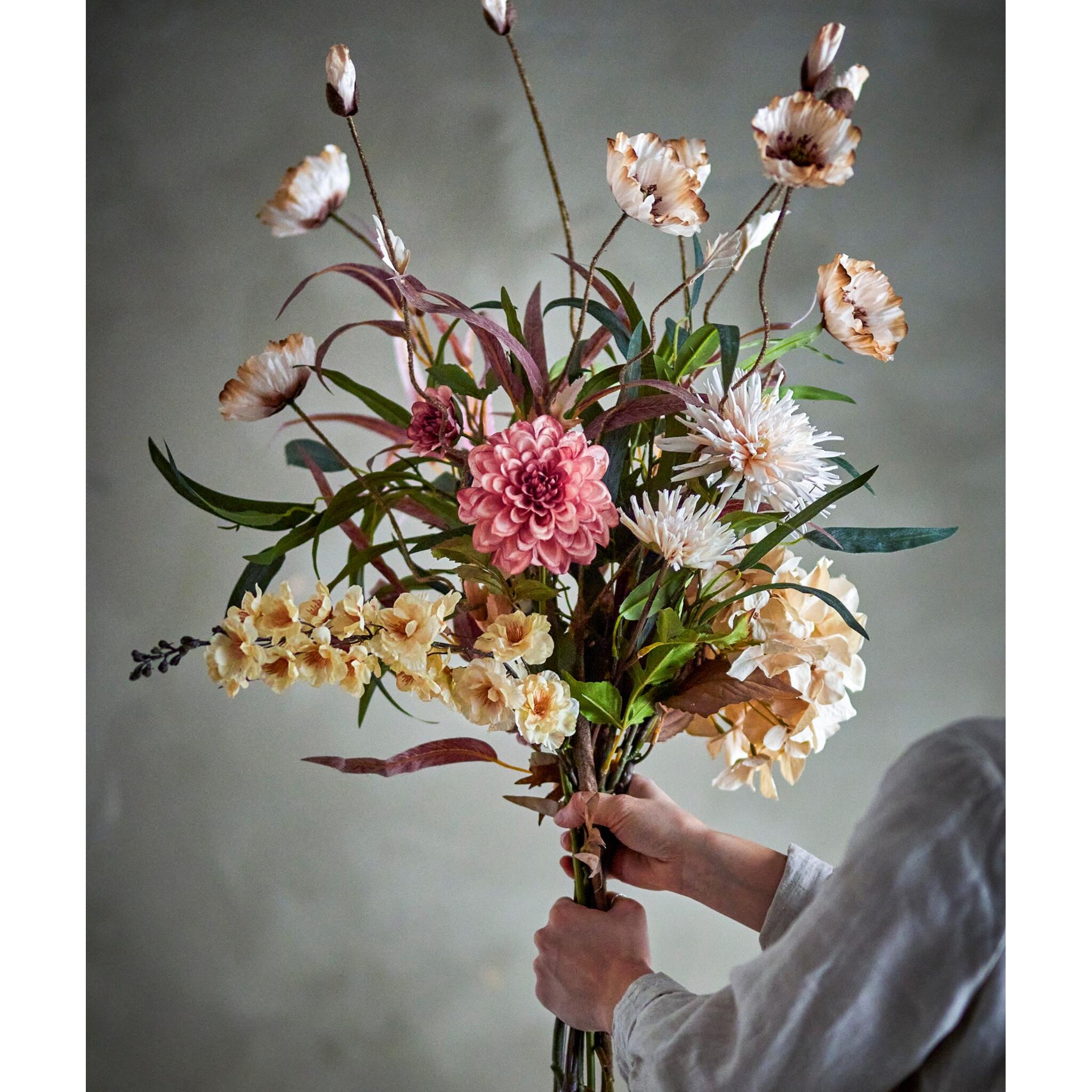 Künstlicher Blumenstrauß Hazy, Künstliche Blumen, natur 