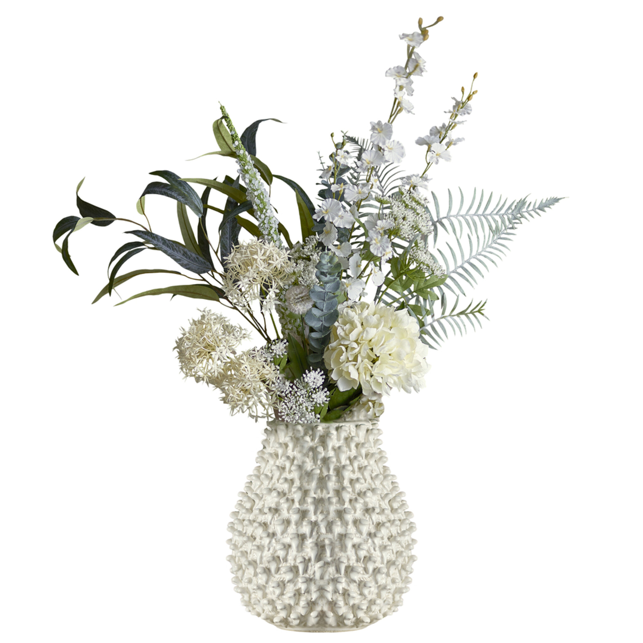 Künstlicher Blumenstrauß Symphonie, weiss 