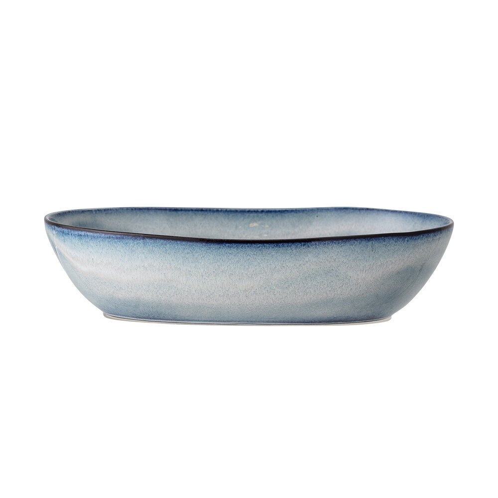Längliche Servierschüssel Sandrine, blau 