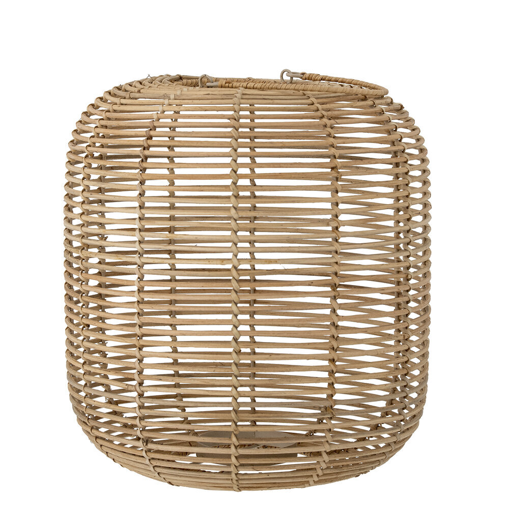 Laterne Nei mit Glas, Rattan, natur Ø 35xH47 cm