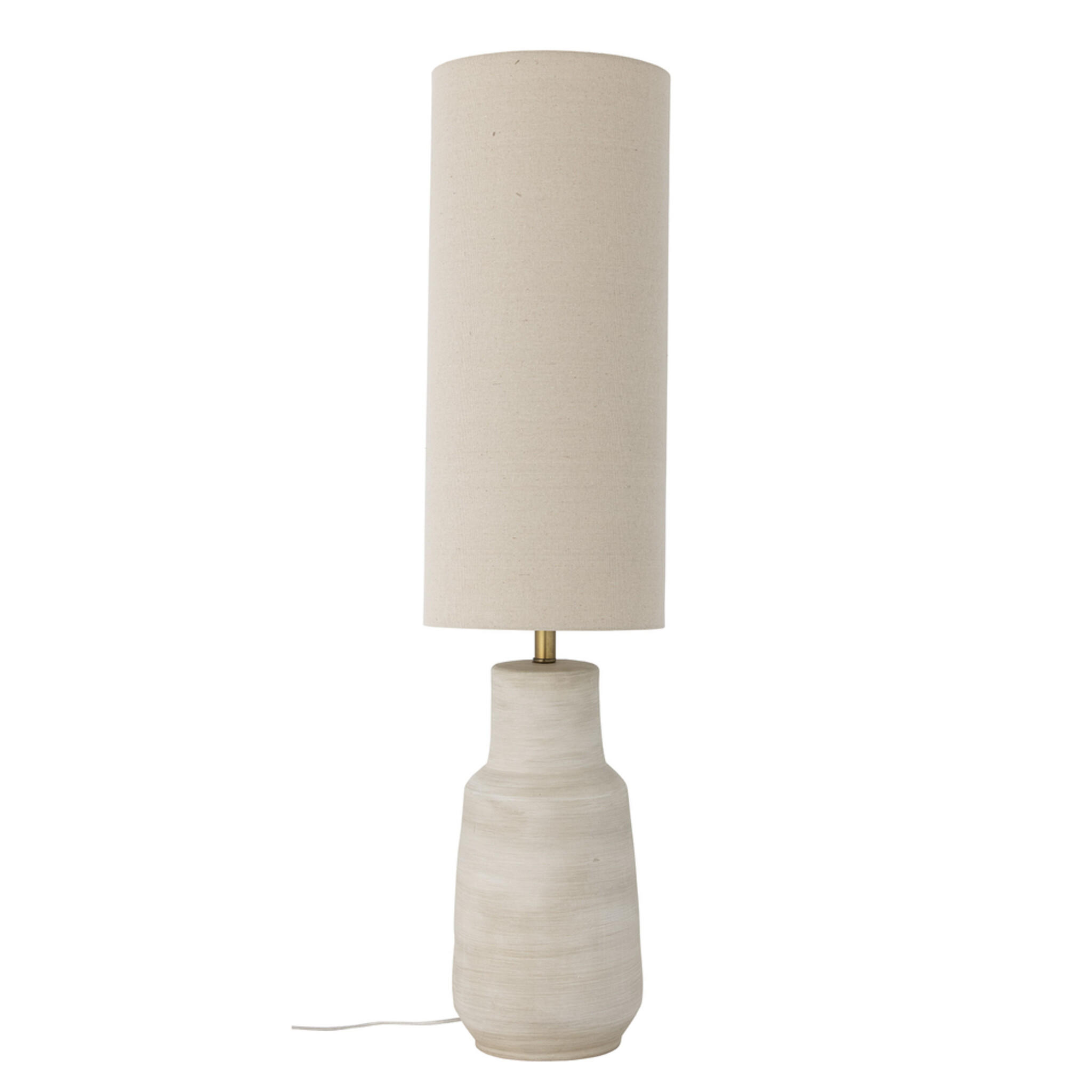 Linetta Stehlampe Steingut, weiss 