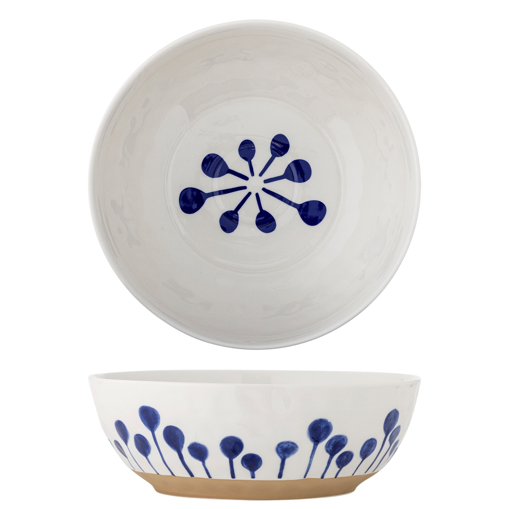 Linora Große Schüssel von Bloomingville Creative Collection, blau 