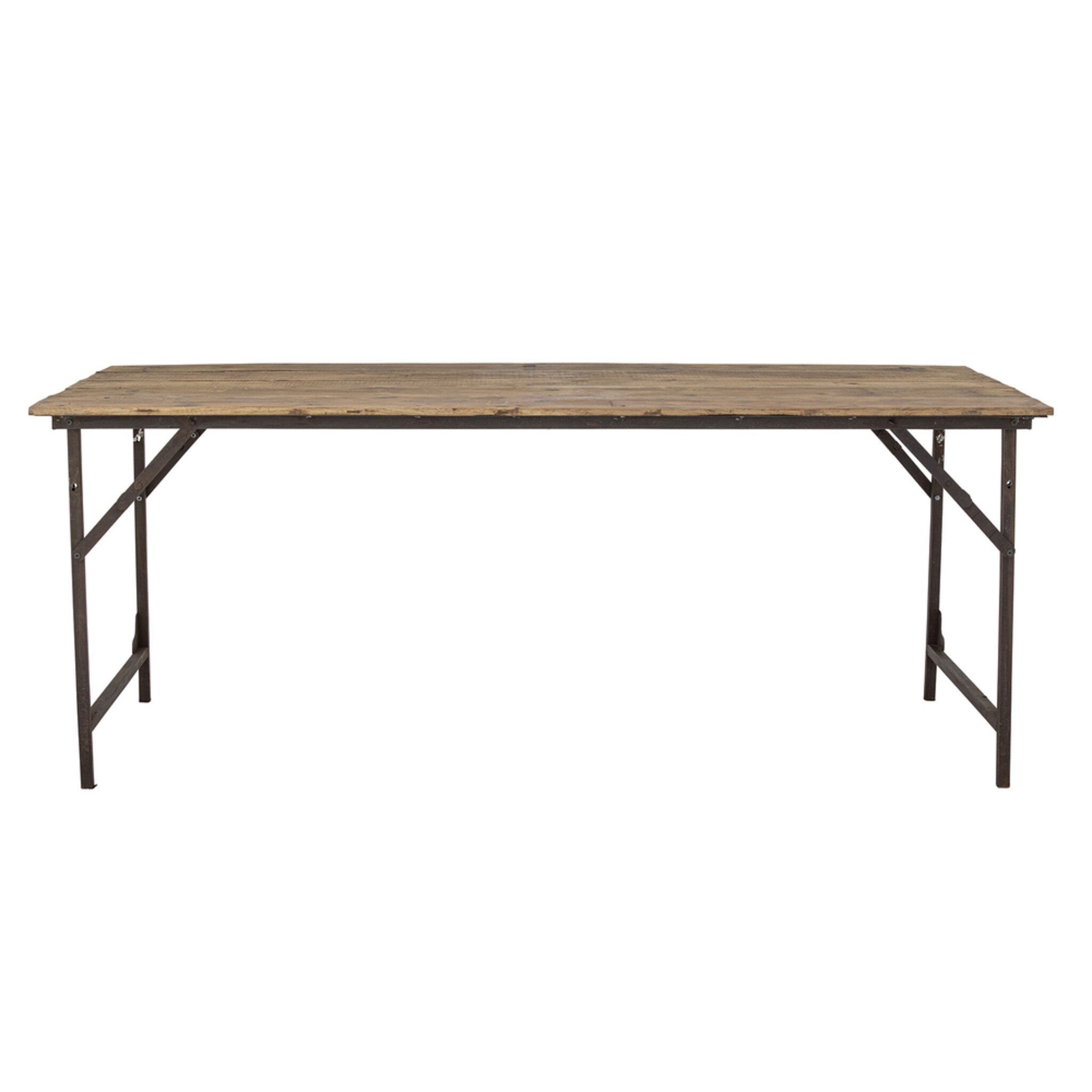Loft Esstisch, Recyceltes Holz, braun 