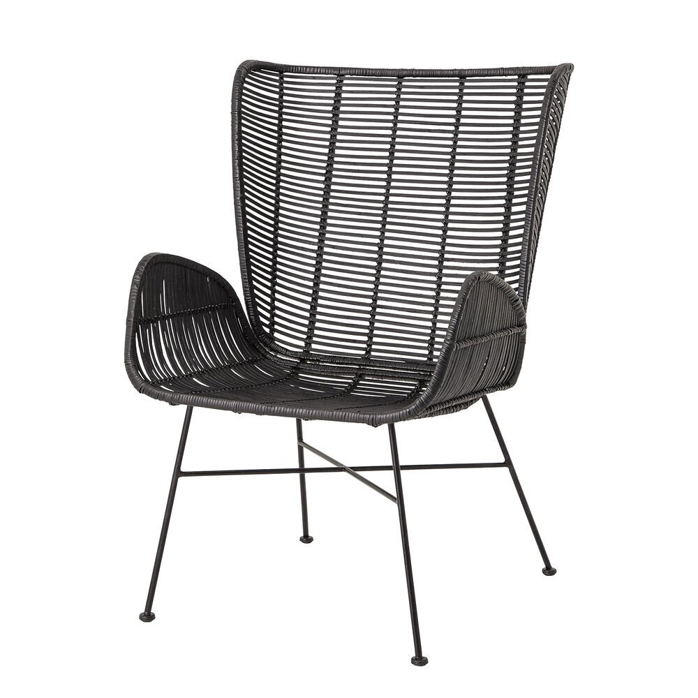Lounge Stuhl Erika, schwarz 