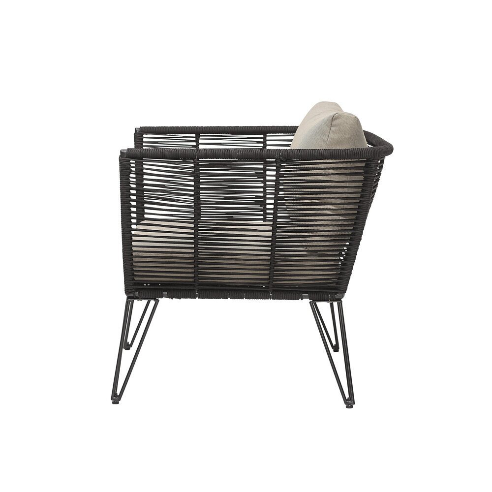 Lounge Stuhl Mundo, schwarz 