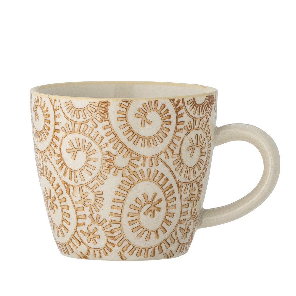 Maple Tasse, Steingut, orange 