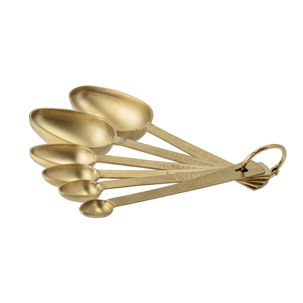 Messlöffel Ernhardt 6er Set aus Edelstahl, gold 