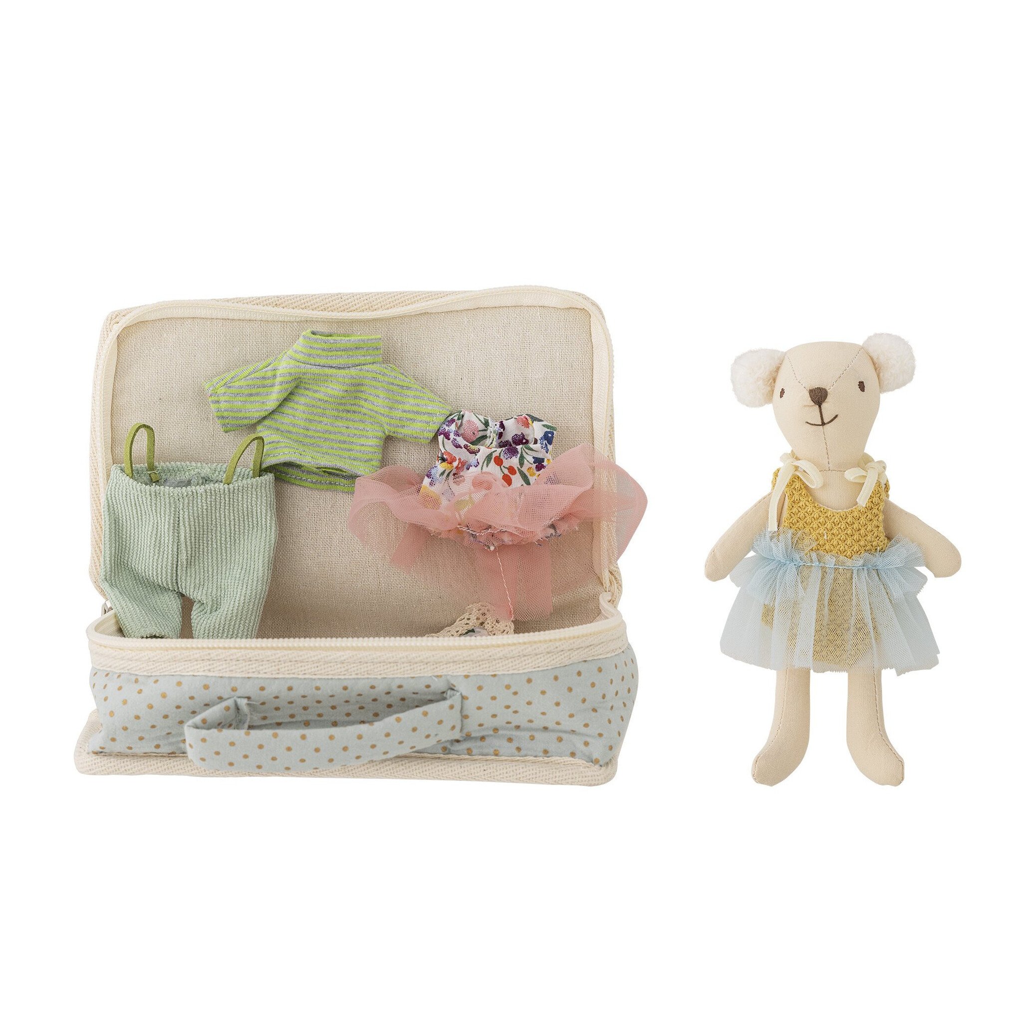 Bloomingville Mini Puppe Lara Bunt aus Baumwolle