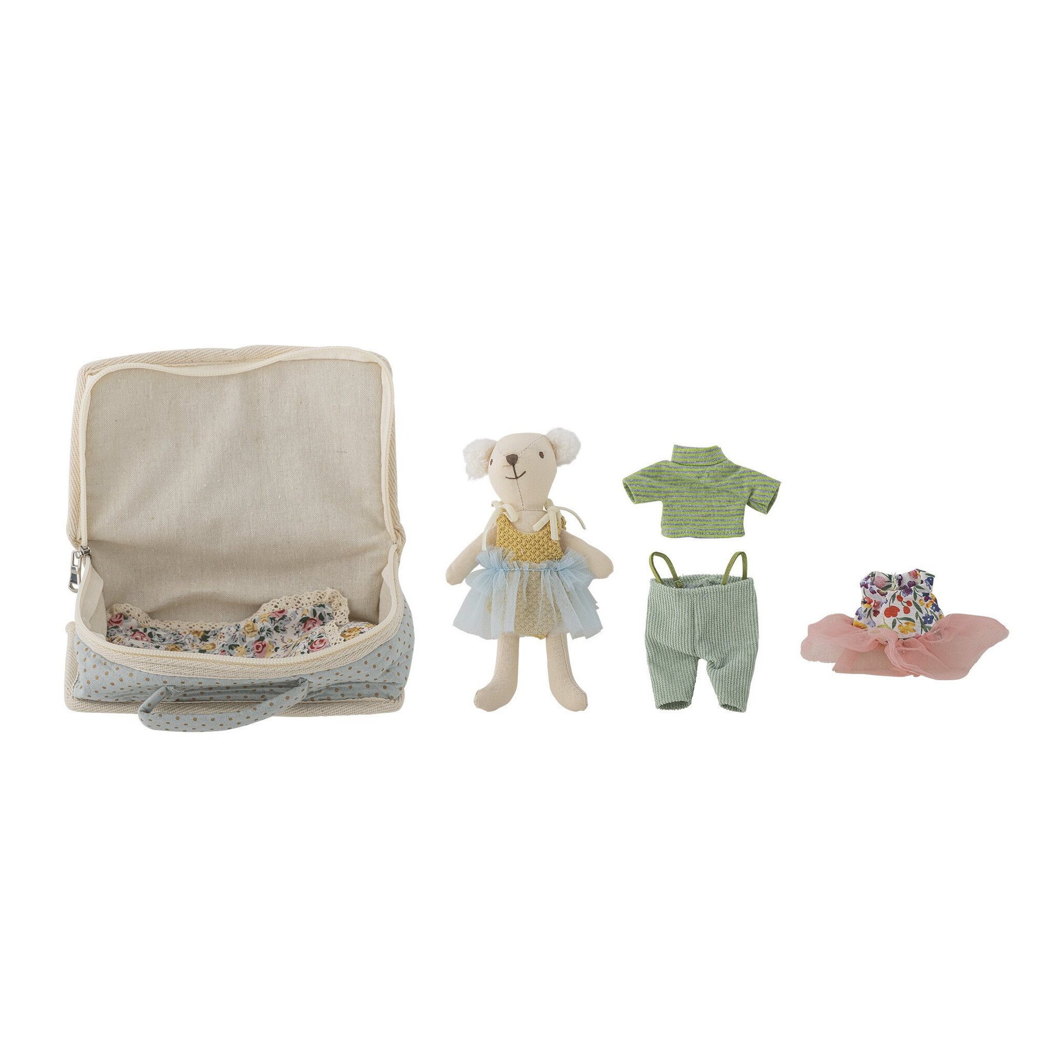 Bloomingville Mini Puppe Lara Bunt aus Baumwolle