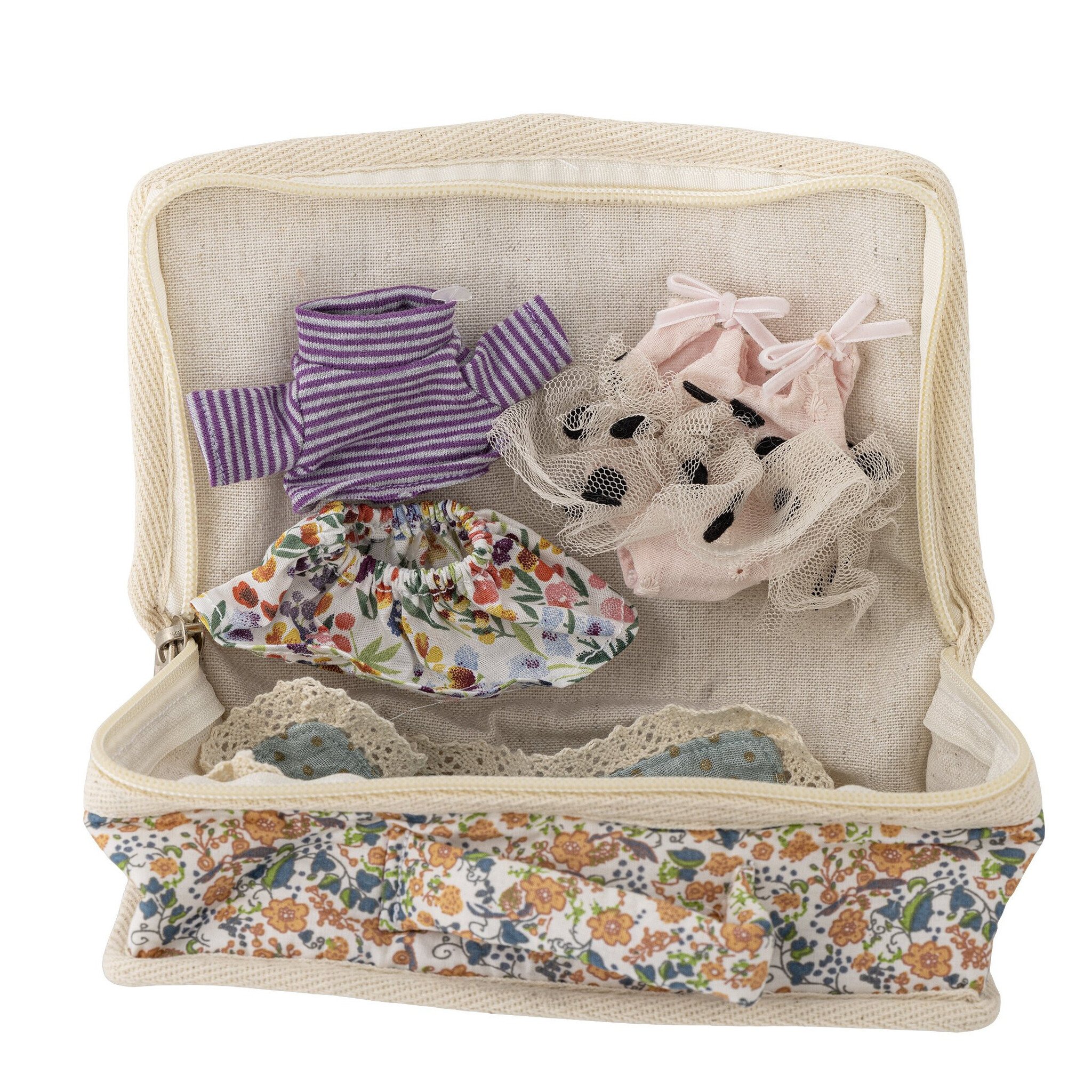 Mini Puppe Hase Milly mit Kleidung und Tasche