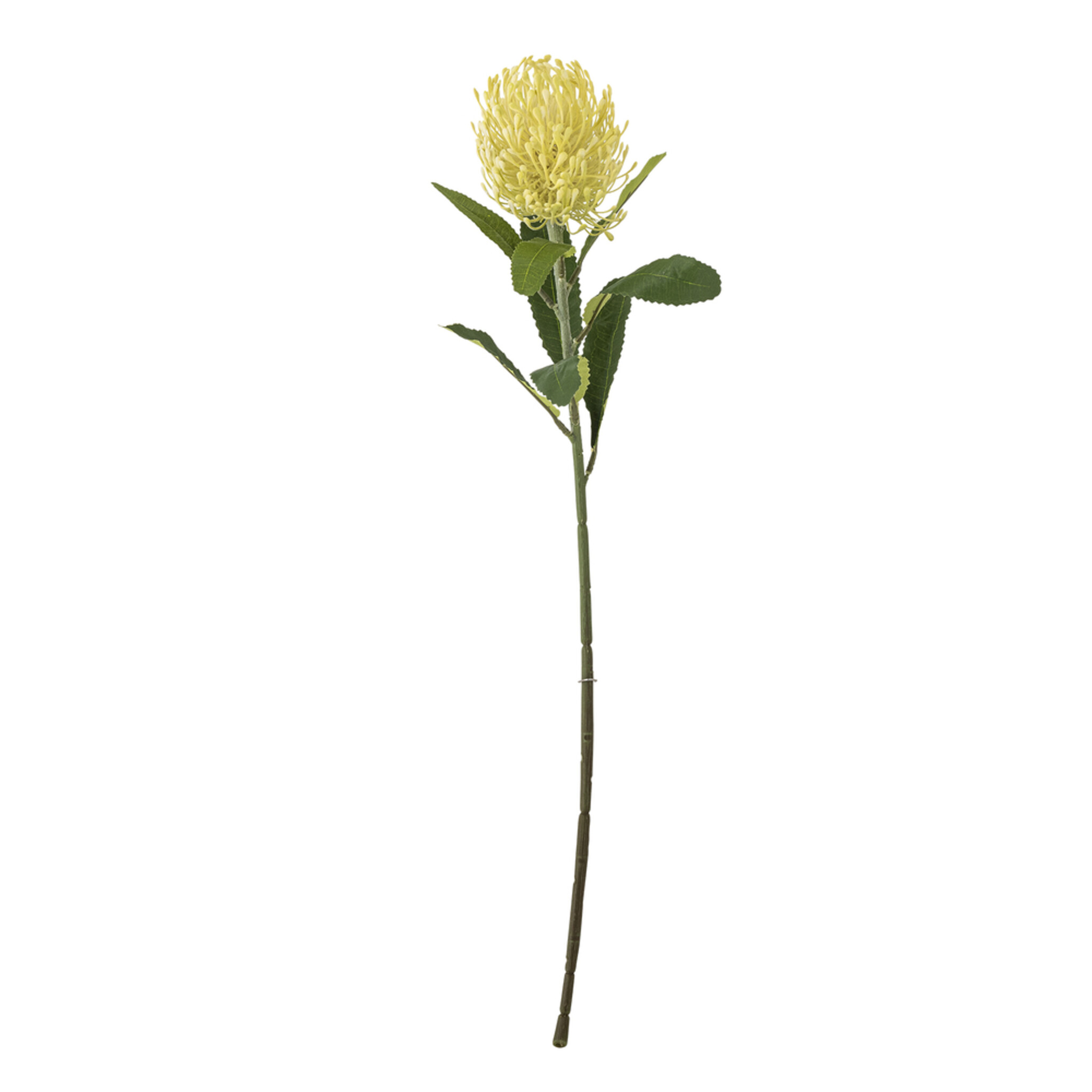 Needle Flower Stiel, Gelb, Kunstblume, gelb 