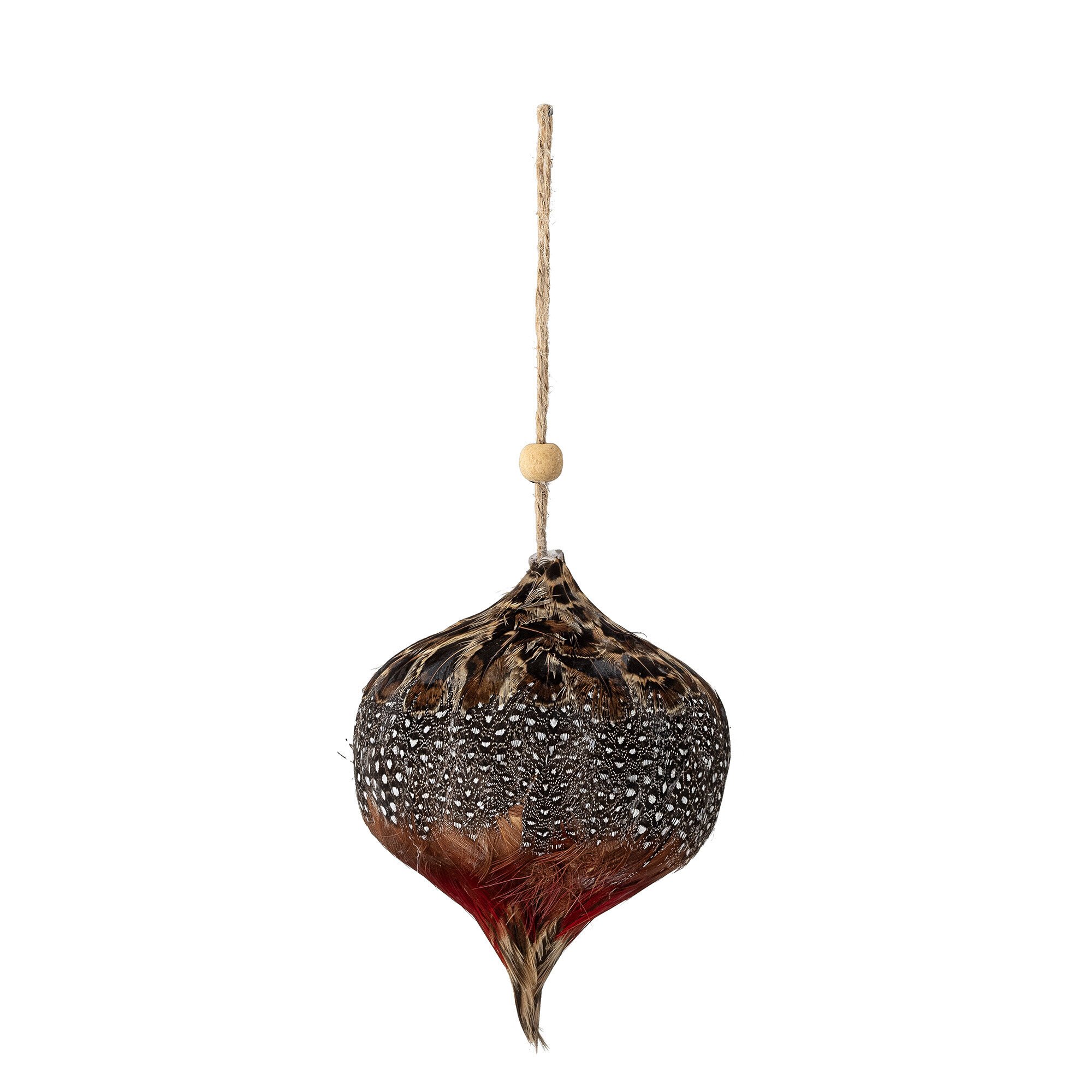 Ornament Kemuel aus bunten Federn, mehrfarbig 