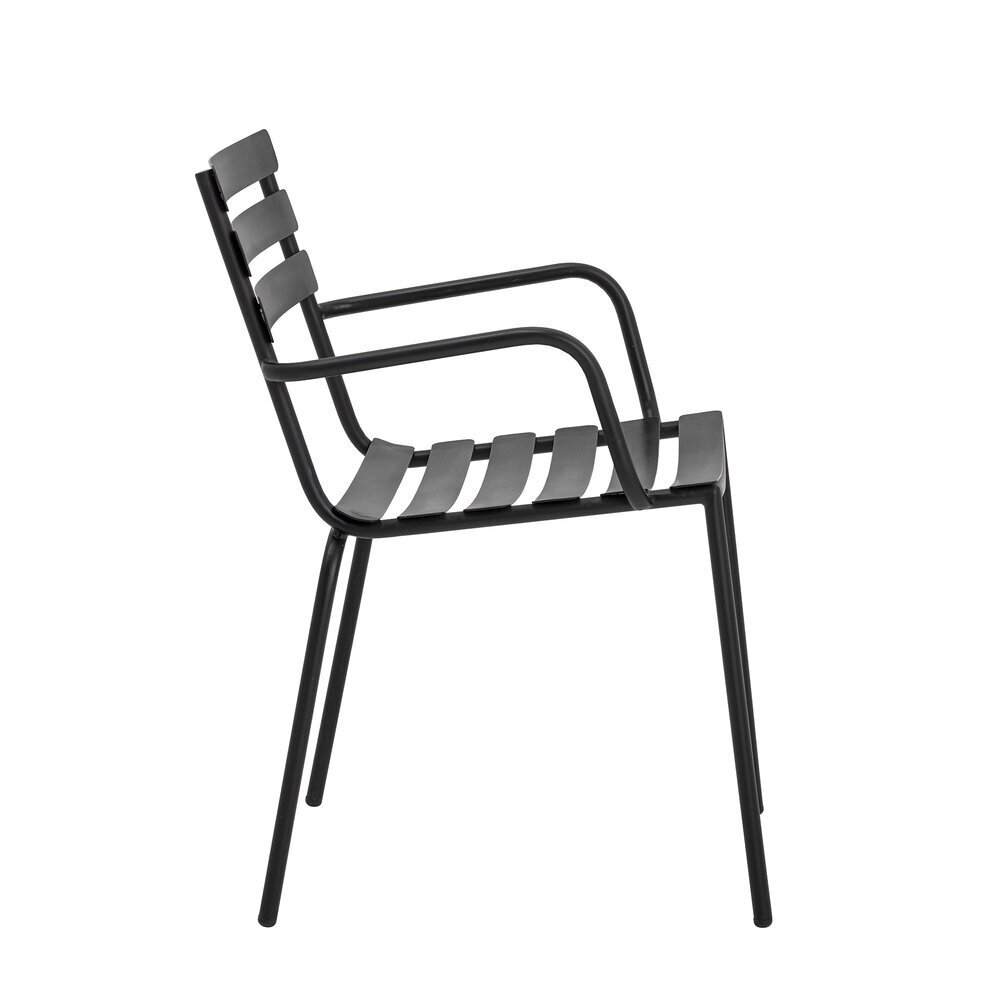 Outdoor Esszimmer Stuhl Monsi, schwarz 