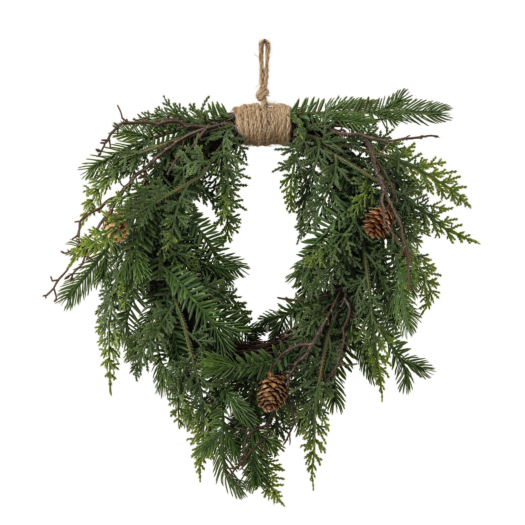 Pine Deko Herz Grün, grün 