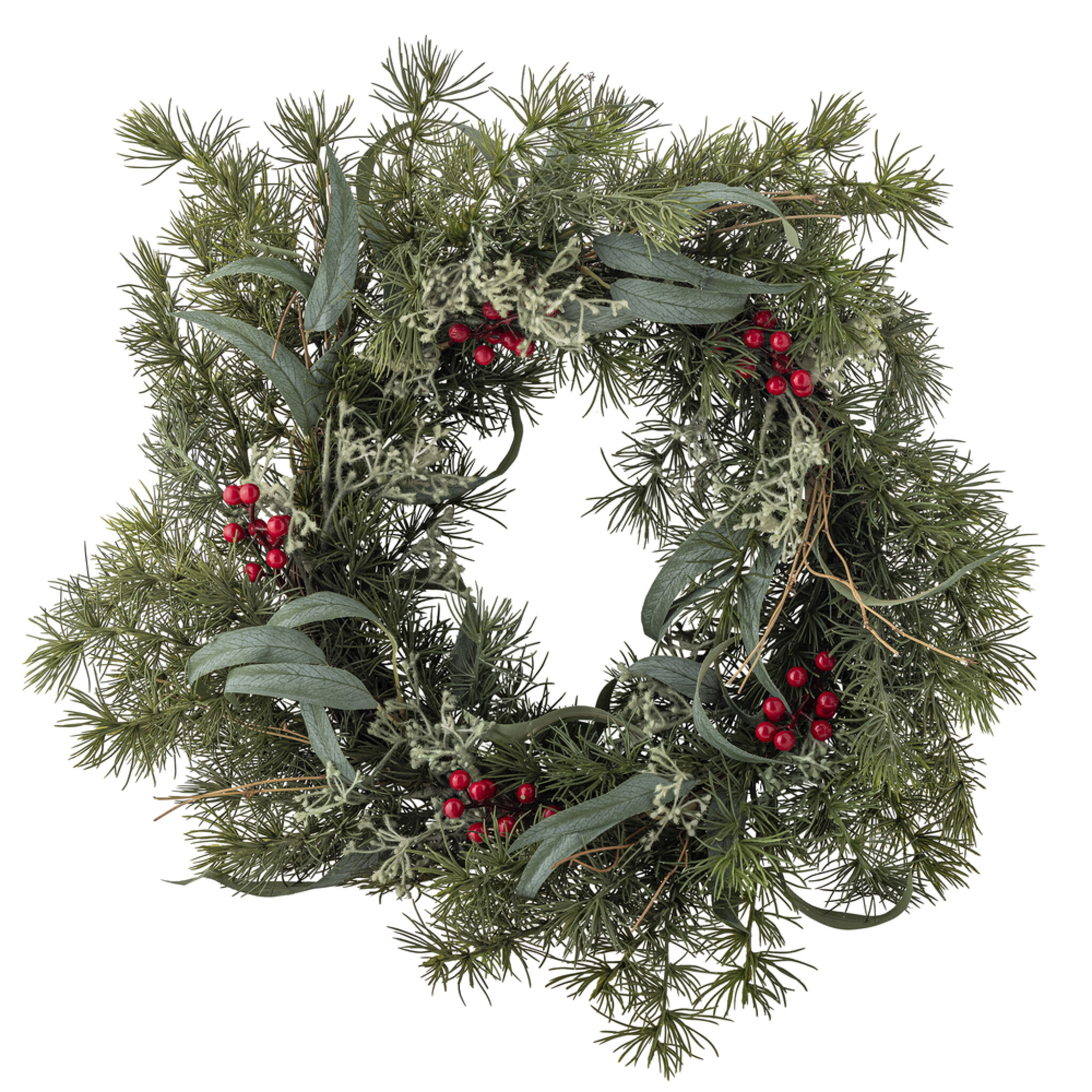Pine Kranz, Künstlicher Weihnachtskranz, grün 