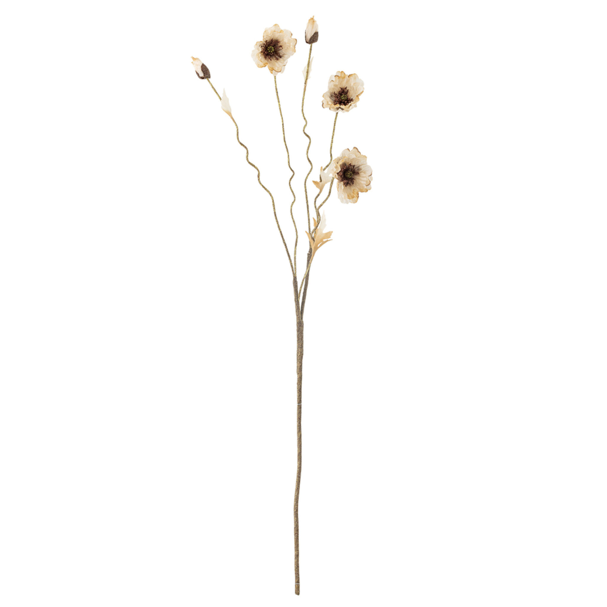 Poppy Stiel, Künstliche Blume, natur 