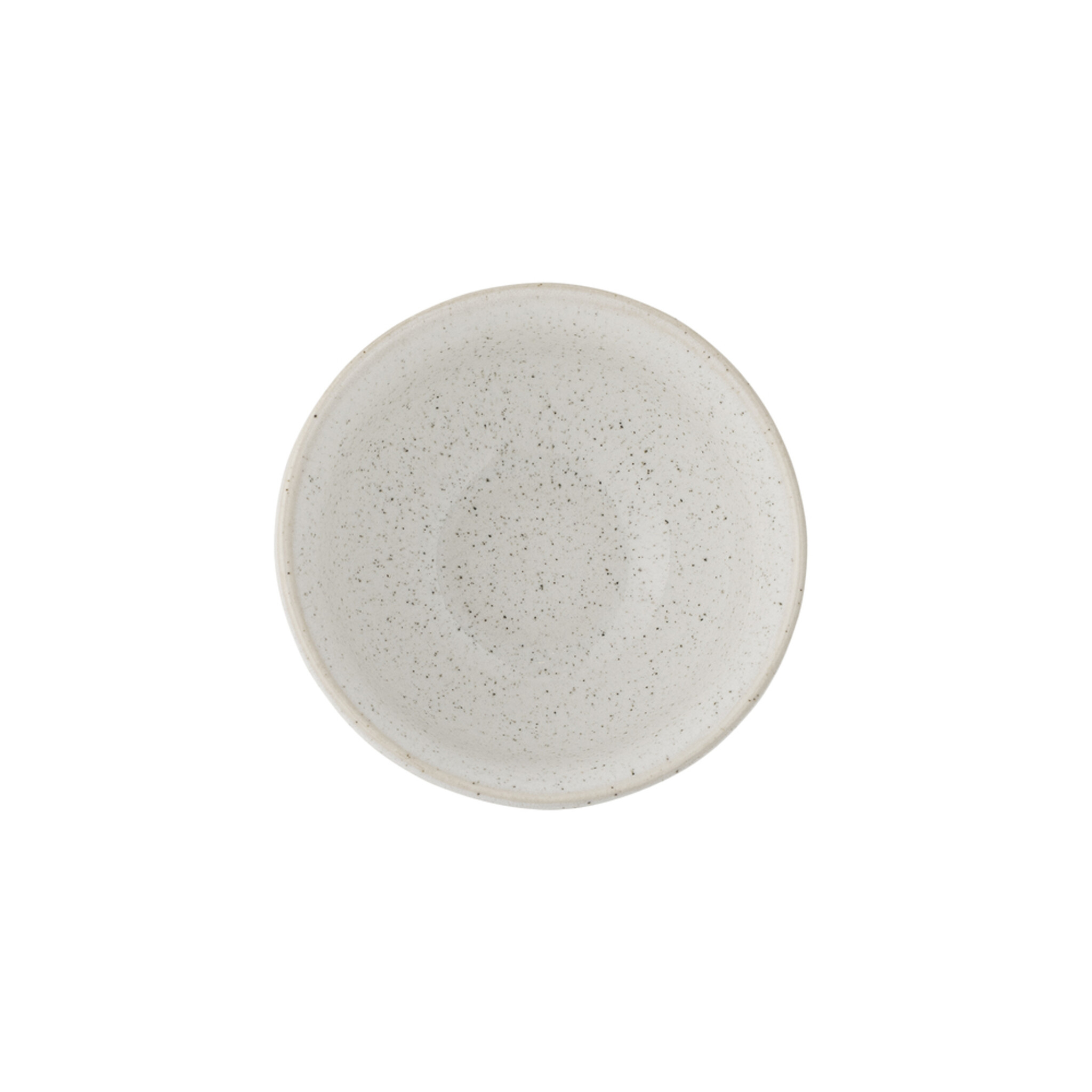 Schale aus Steingut Addison mit Rand, weiss Ø 10xH5 cm