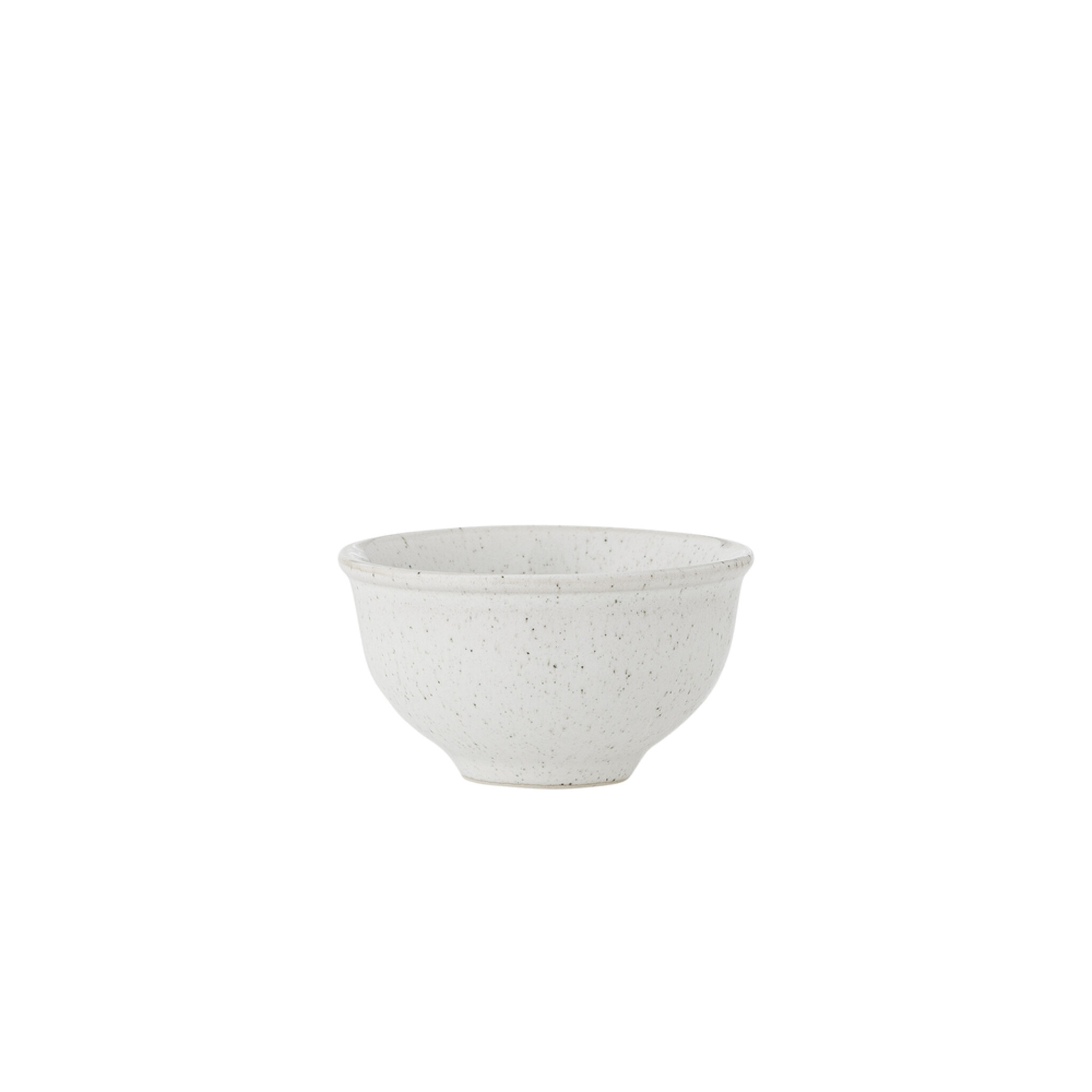 Schale aus Steingut Addison mit Rand, weiss Ø 8xH4,5 cm