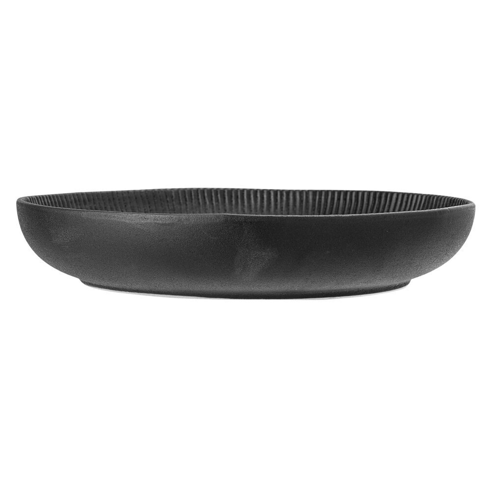 Schale Neri, Steingut, schwarz 