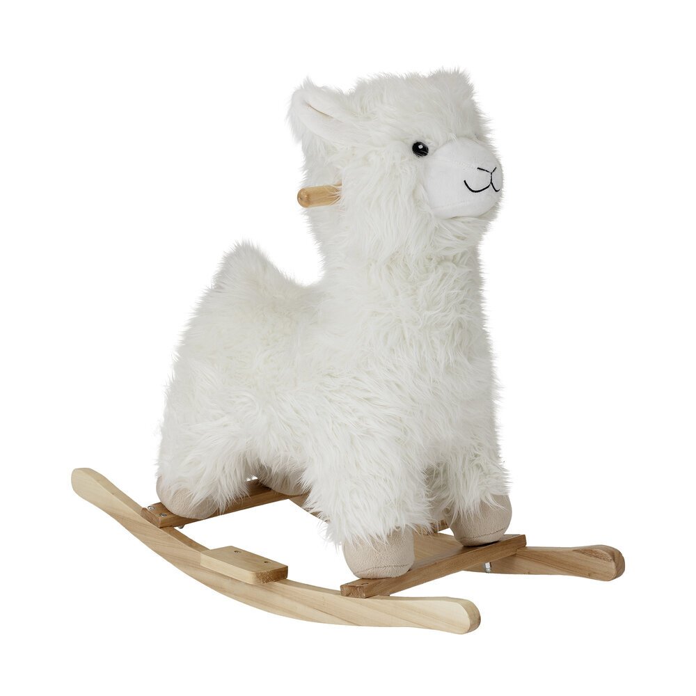 Schaukelpferd Lama Kinto, weiss 