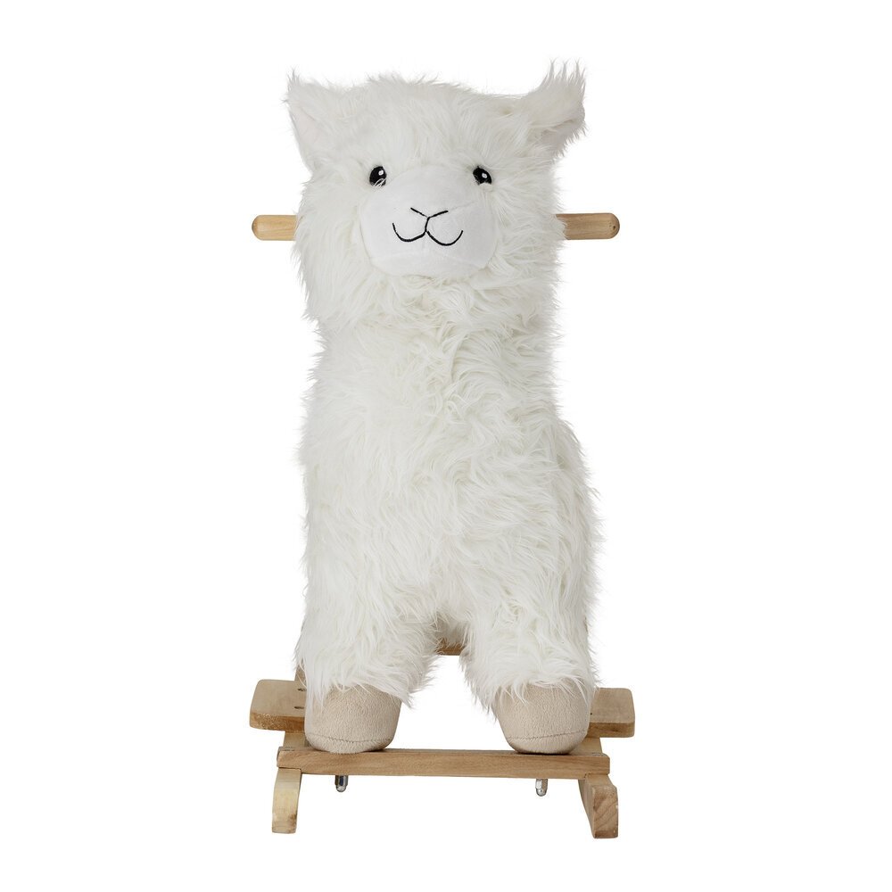 Schaukelpferd Lama Kinto, weiss 