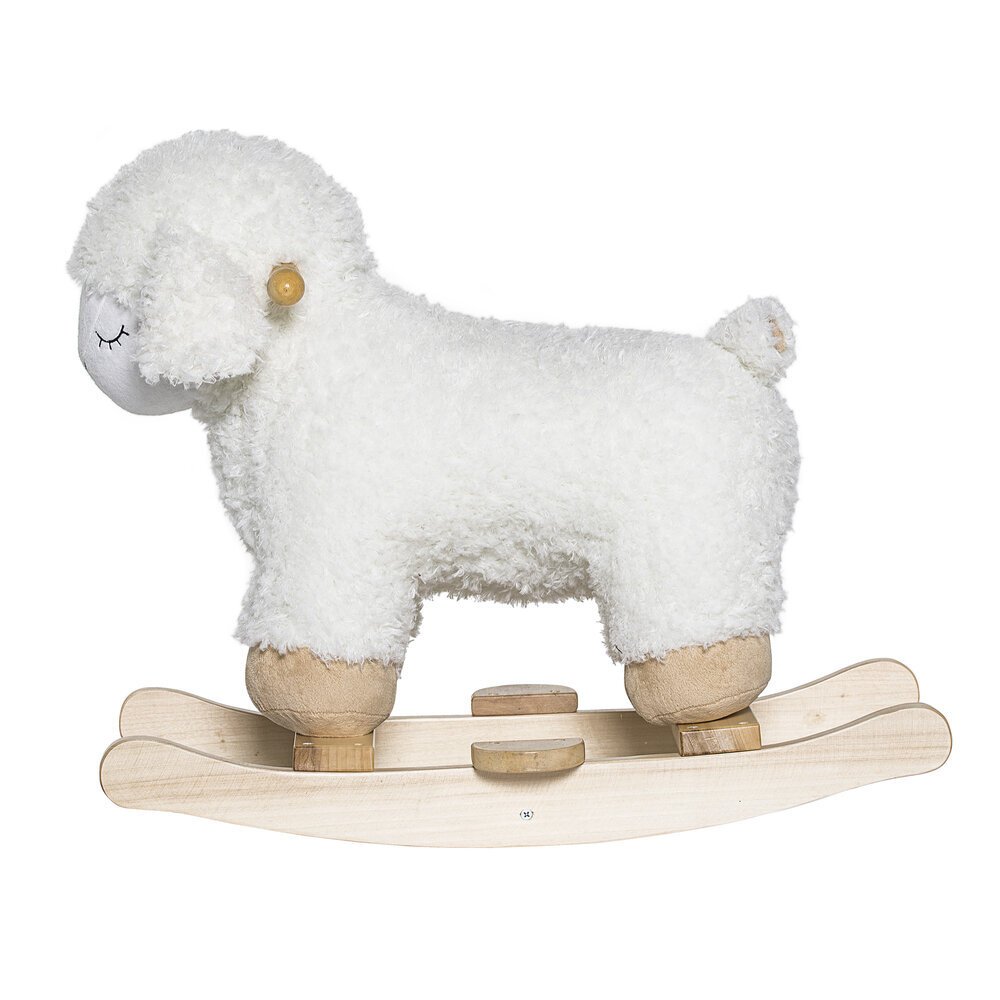 Schaukelpferd Schaf Laasrith, weiss 