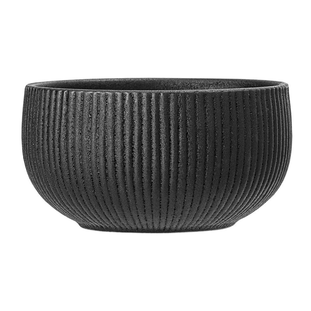 Schüssel Neri, Steingut, schwarz 
