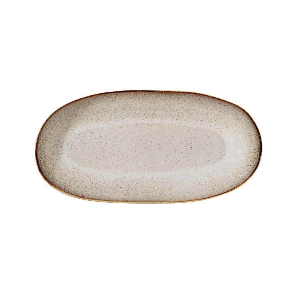 Servierplatte Sandrine, grau L34 x B16cm