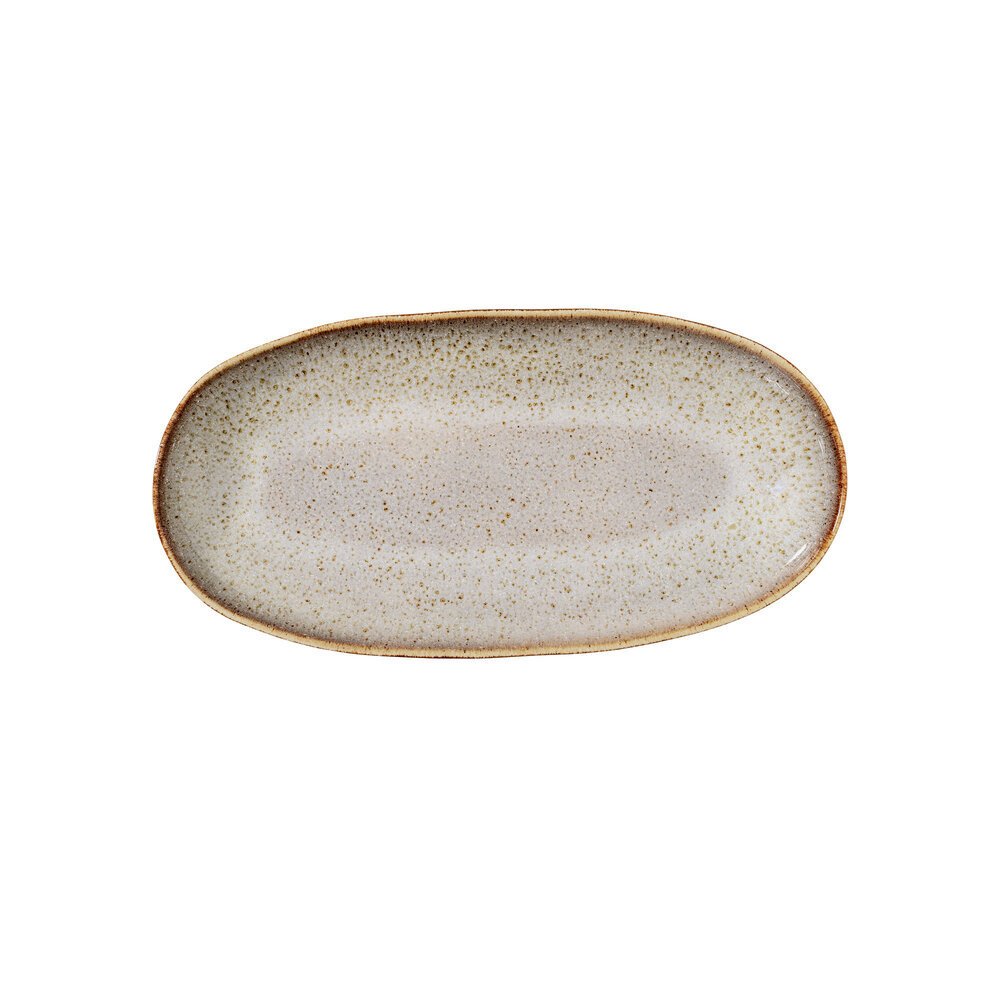 Servierplatte Sandrine, grau L23.5 x B12.5cm