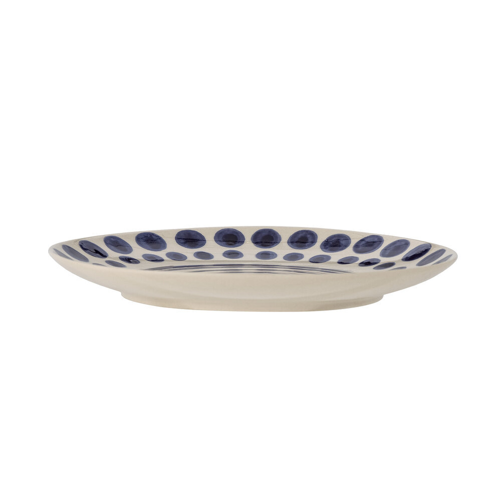 Shama Teller, Steingut, orange Ø 20,5 cm