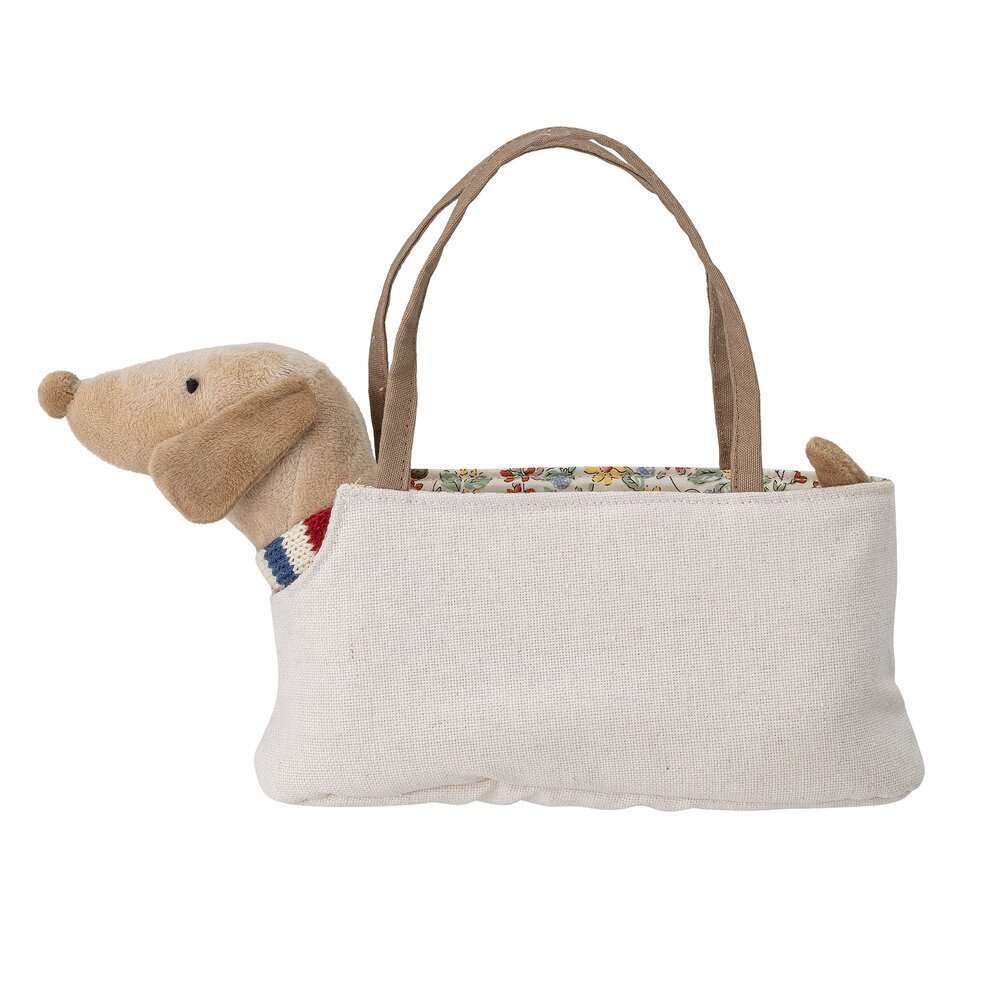 Soft Toy Hund mit Tasche Hilena, mehrfarbig 