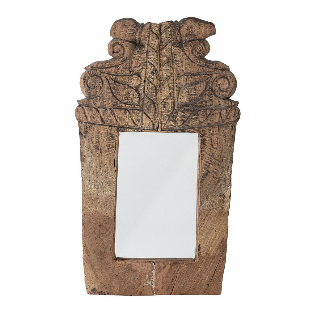 Spiegel Hoda aus recyceltem Holz, natur 