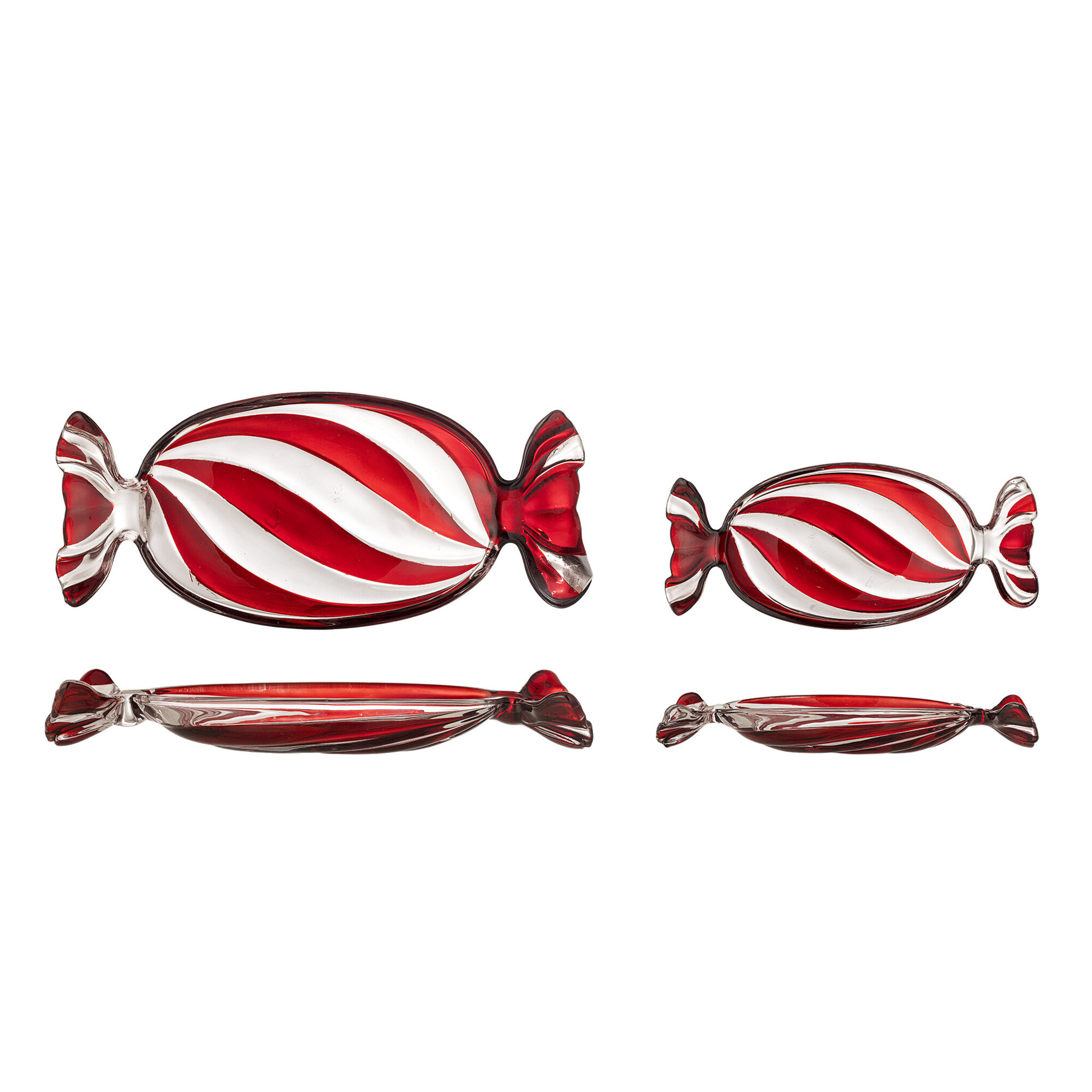 Bloomingville Servierplatten Sweetie Rot (2er-Set), rot 