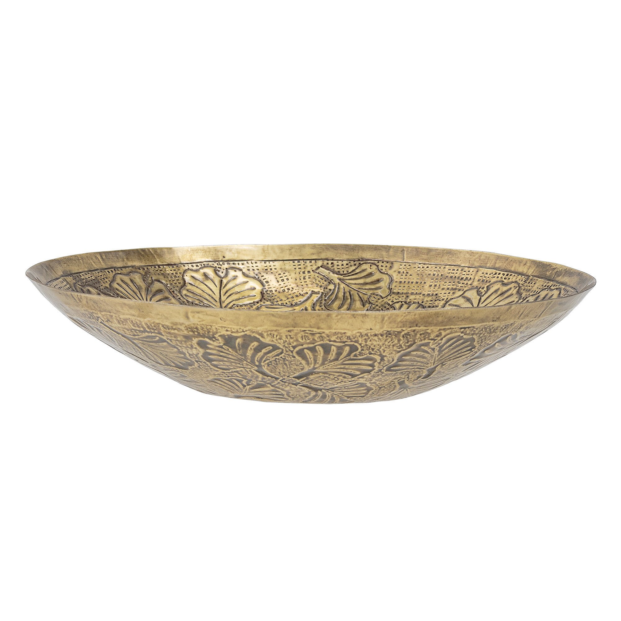 Tablett Deniz aus Aluminium, gold 