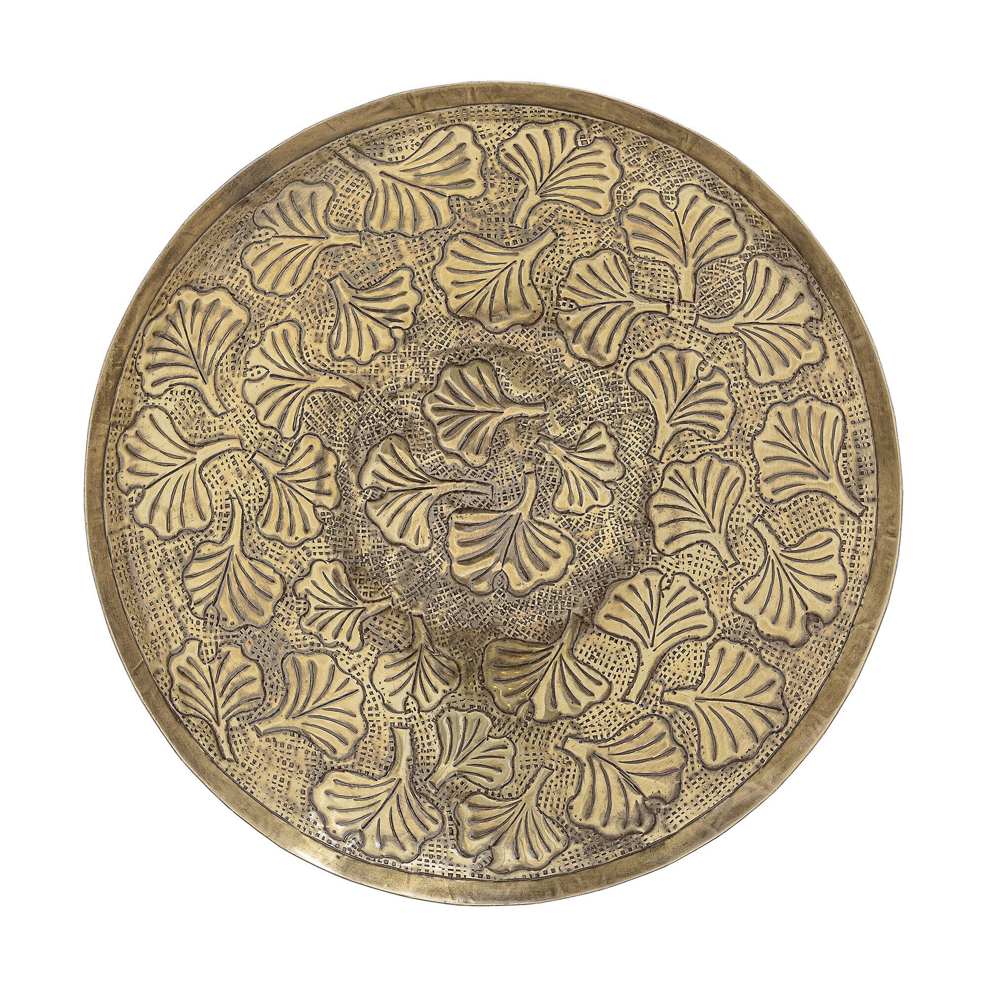 Tablett Deniz aus Aluminium, gold 