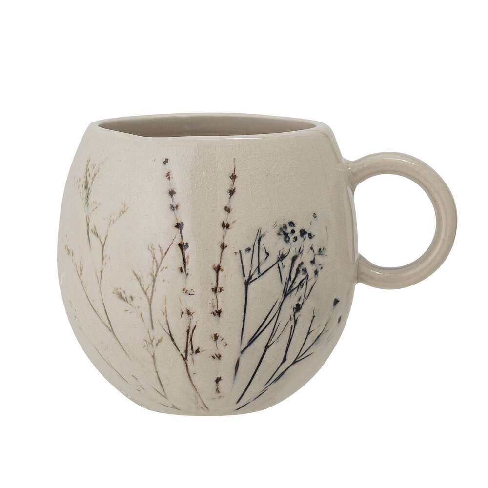 Tasse Bea aus Steingut, natur 250 ml, Ø 9,5 cm, Höhe 8,5 cm