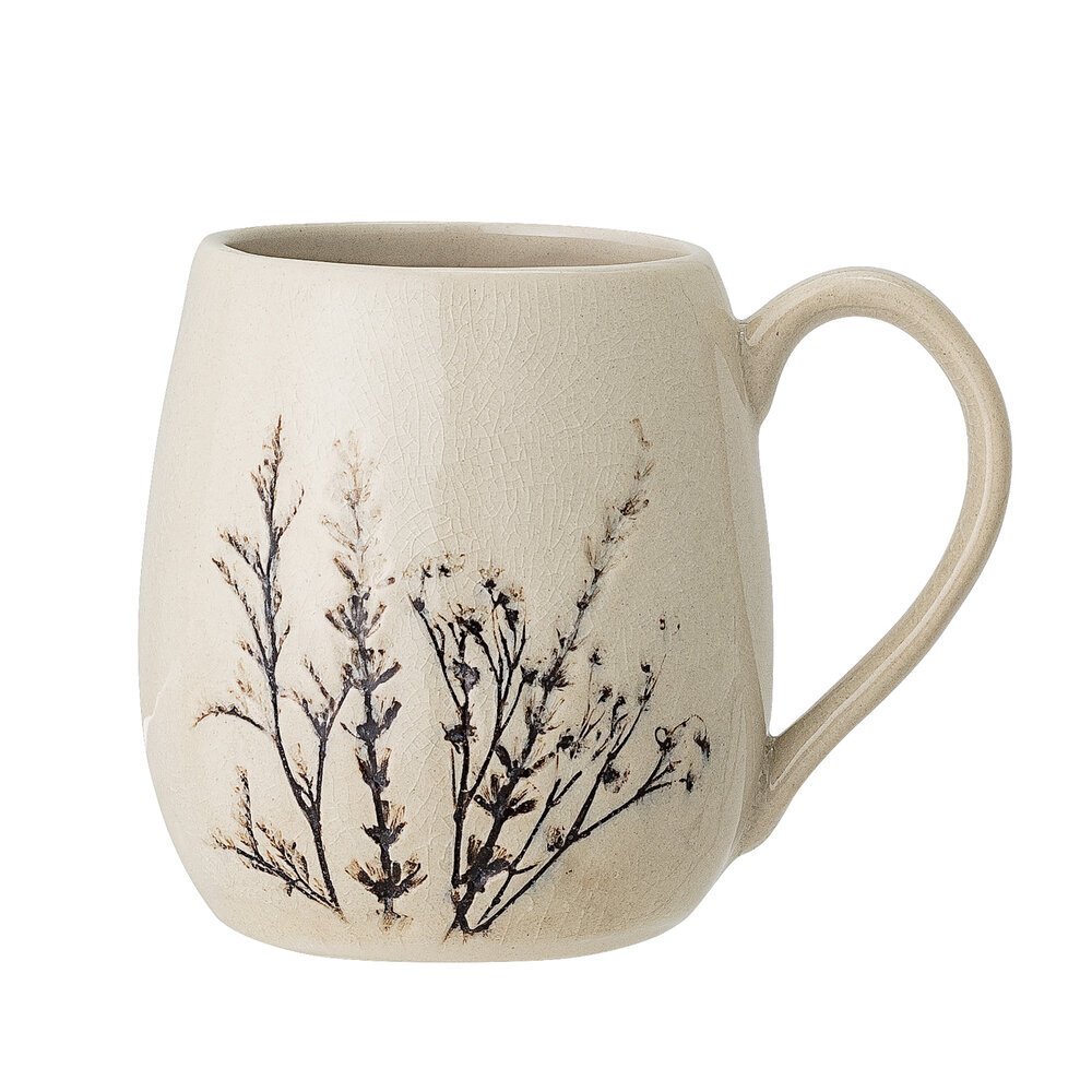 Tasse Bea aus Steingut, natur 400 ml, Ø 10 cm, Höhe 10,5 cm